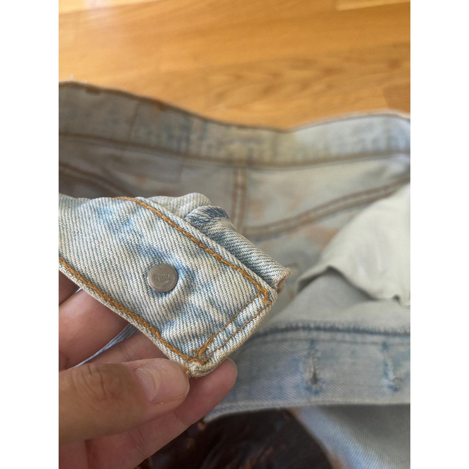 Levi's Vintage Levi's 501 Jeans: USA Made, Rodeo Leather Inlay Size US 27 - 8 Thumbnail