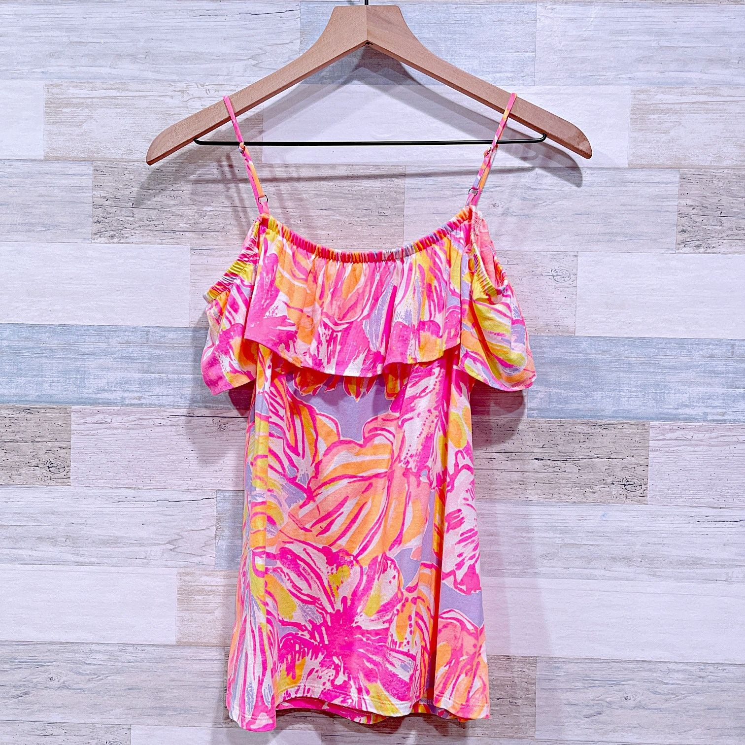 Lilly Pulitzer Lilly Pulitzer Tamiami Off The Shoulder Top Womens Small Size S / US 4 / IT 40 - 3 Thumbnail