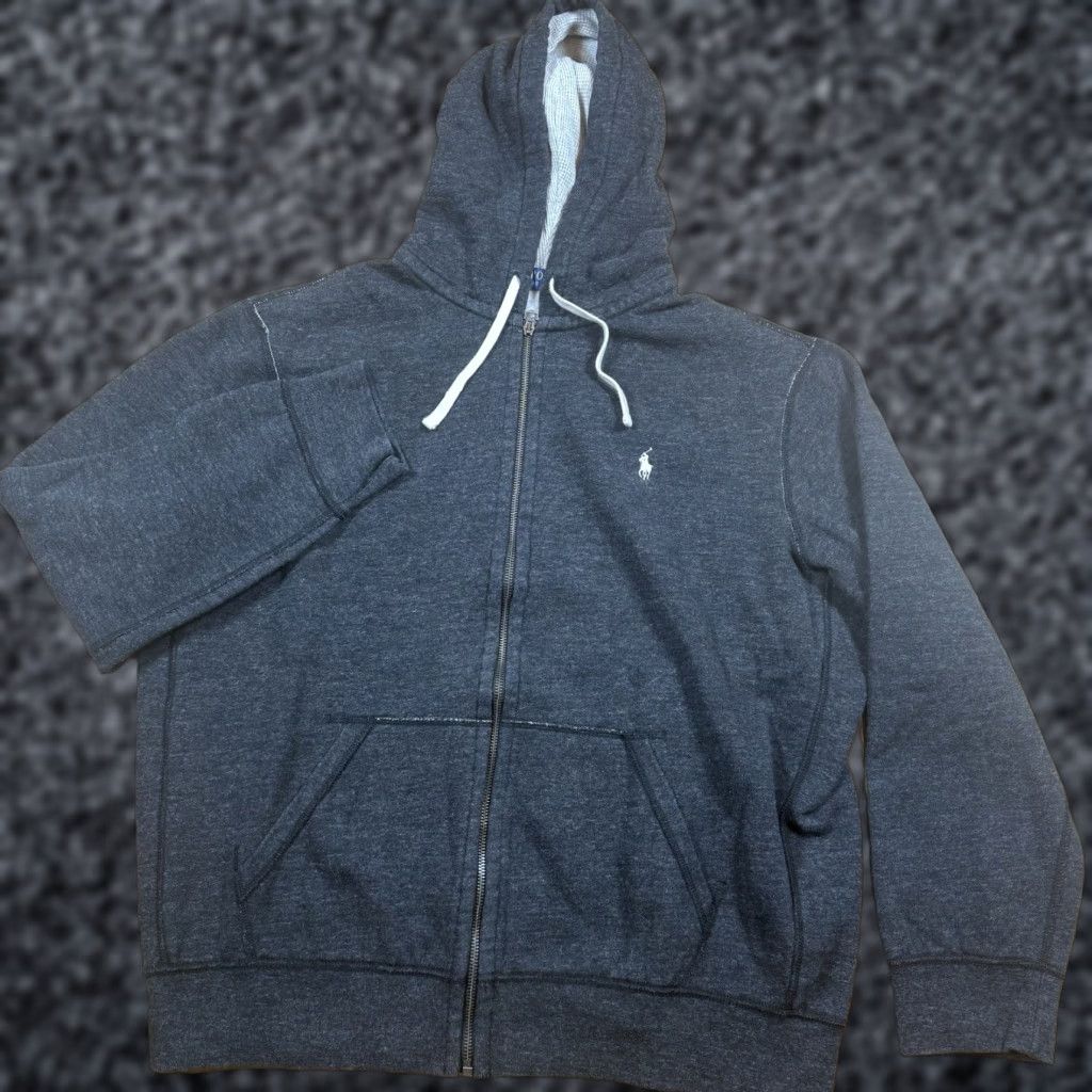 Polo Ralph Lauren Polo Ralph Lauren Hoodie Sweatshirt Full Zip Hooded Mens XXL Gray Waffle Sweatshirt Full Zip Hoodie 2XL Mens Size US XXL / EU 58 / 5 - 1 Thumbnail