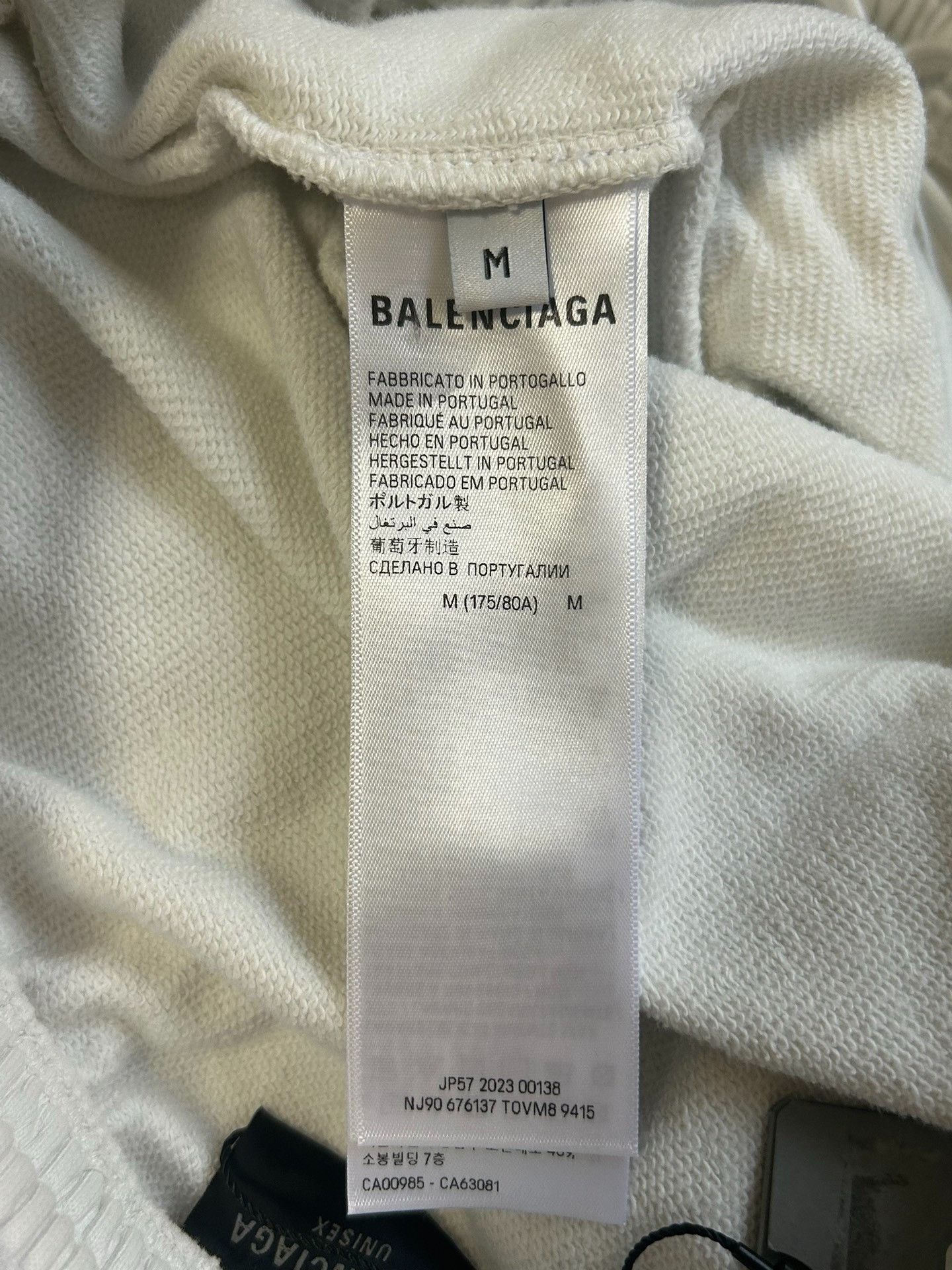 Balenciaga Balenciaga FW23 White Mid-Rise Straight-Leg Casual embroide Size US 30 / EU 46 - 5 Thumbnail