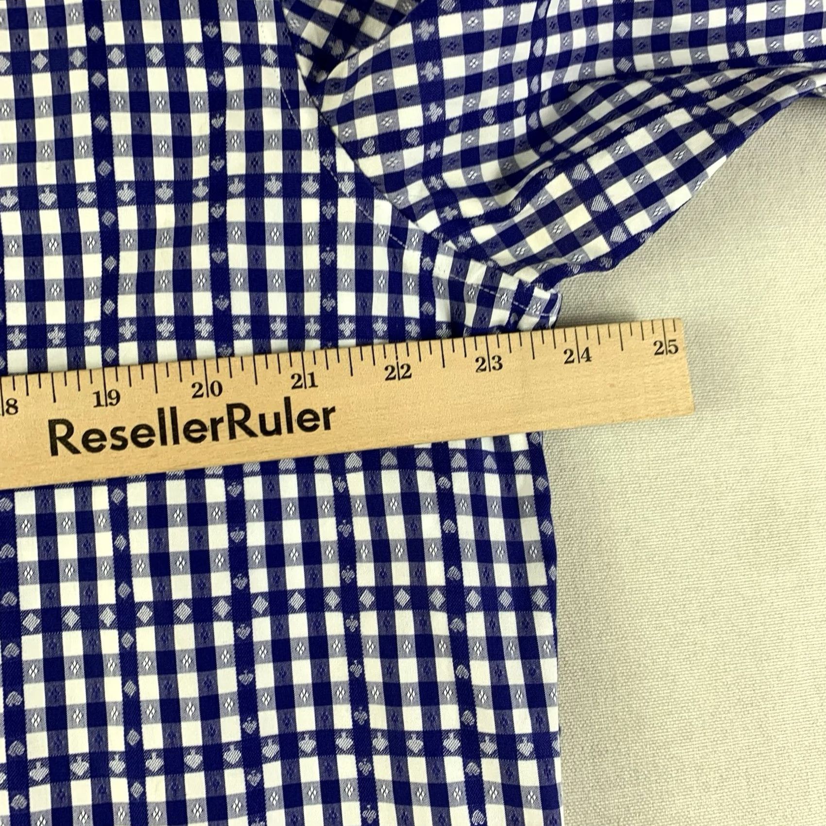 Robert Graham Robert Graham Button-Up Shirt Men L Gingham Blue Lightweight Collared Button-Up Womens? No, Men’s Regular Fit Size US L / EU 52-54 / 3 - 5 Thumbnail