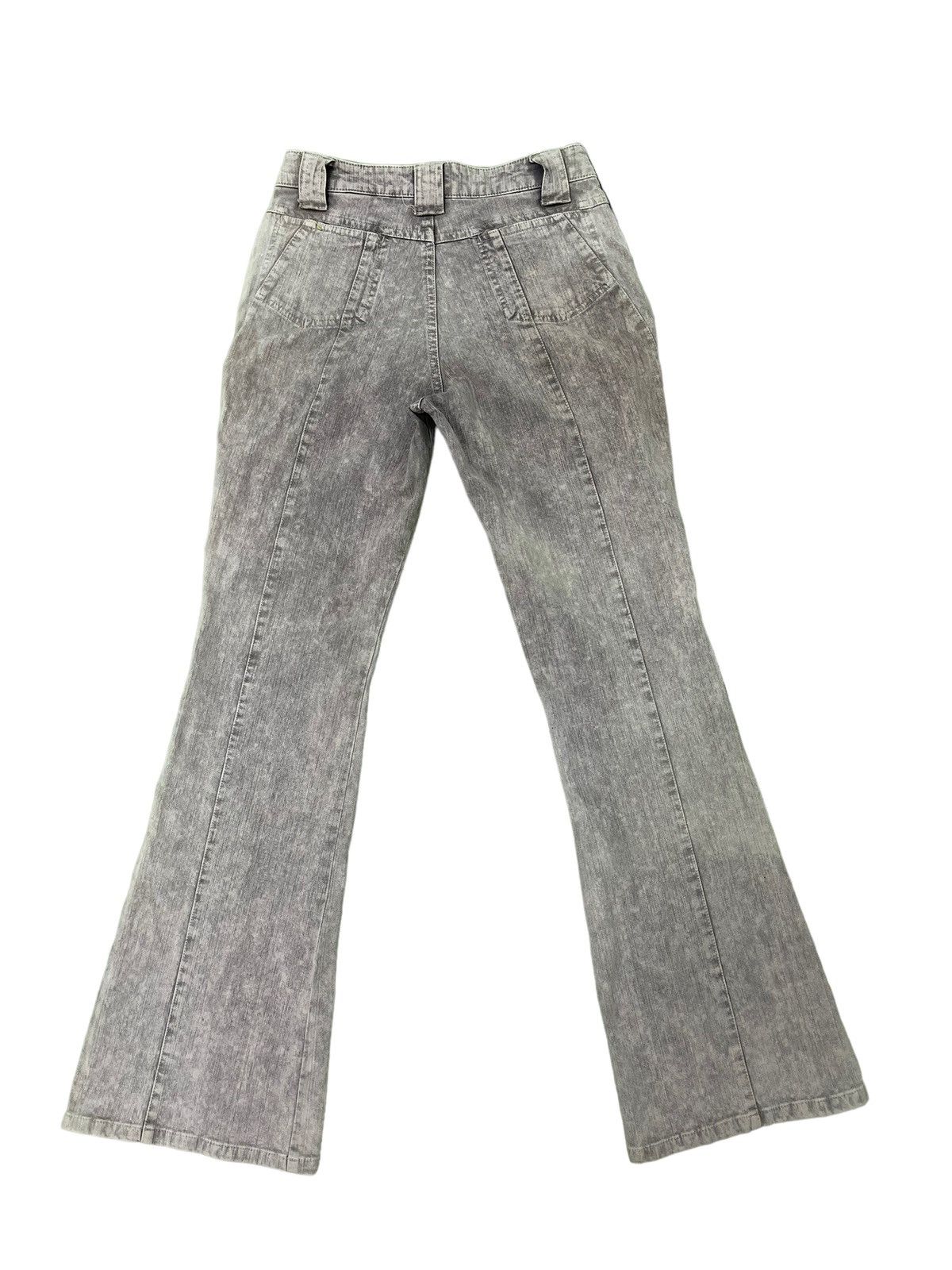 Japanese Brand Flare Jeans Full Heart Distress Stretch Boot Cut 6🟦5 Size US 28 / EU 44 - 12 Thumbnail