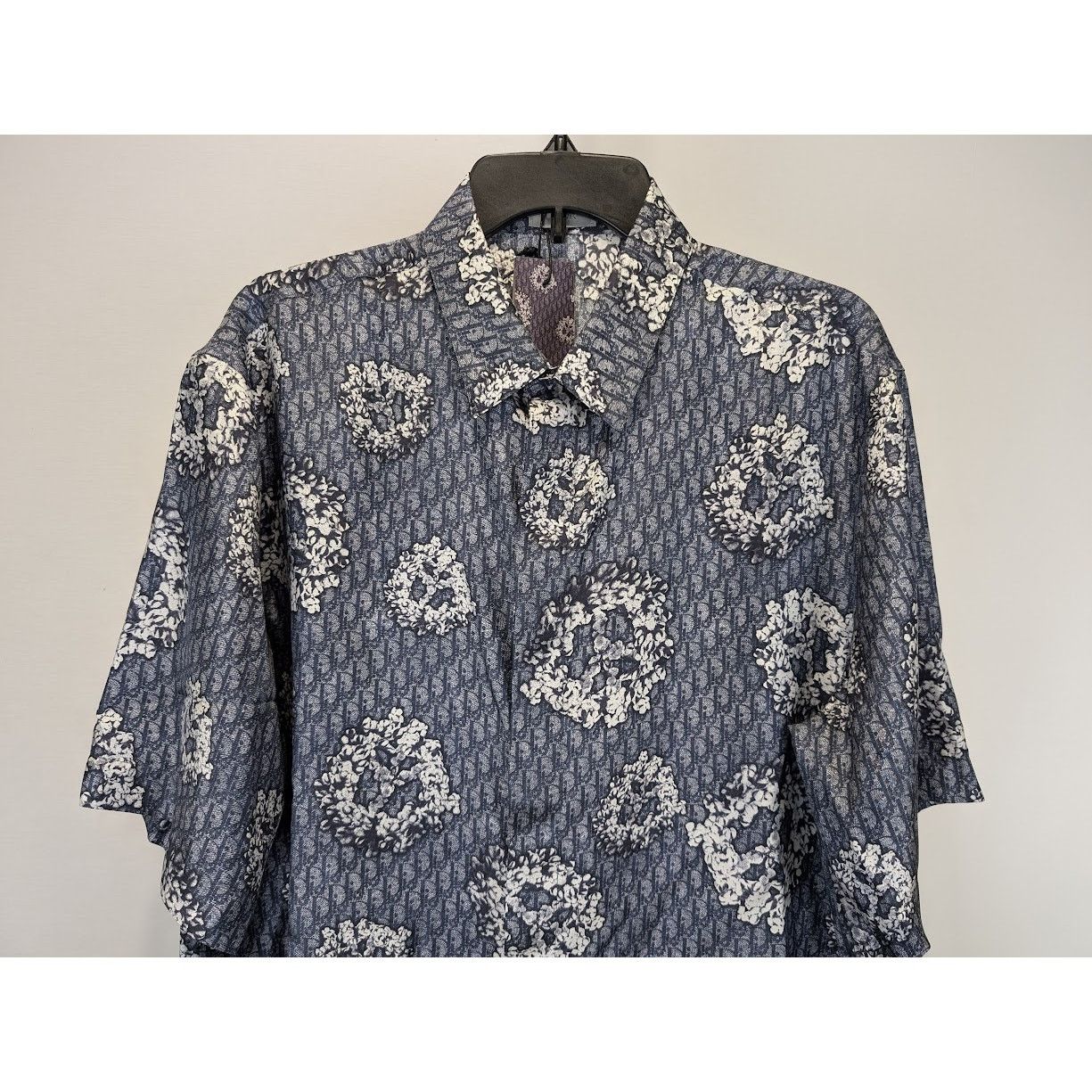 DENIM TEARS × Dior o1rshd1 M. Woven Shirt in Blue Size US M / EU 48-50 / 2 - 4 Thumbnail