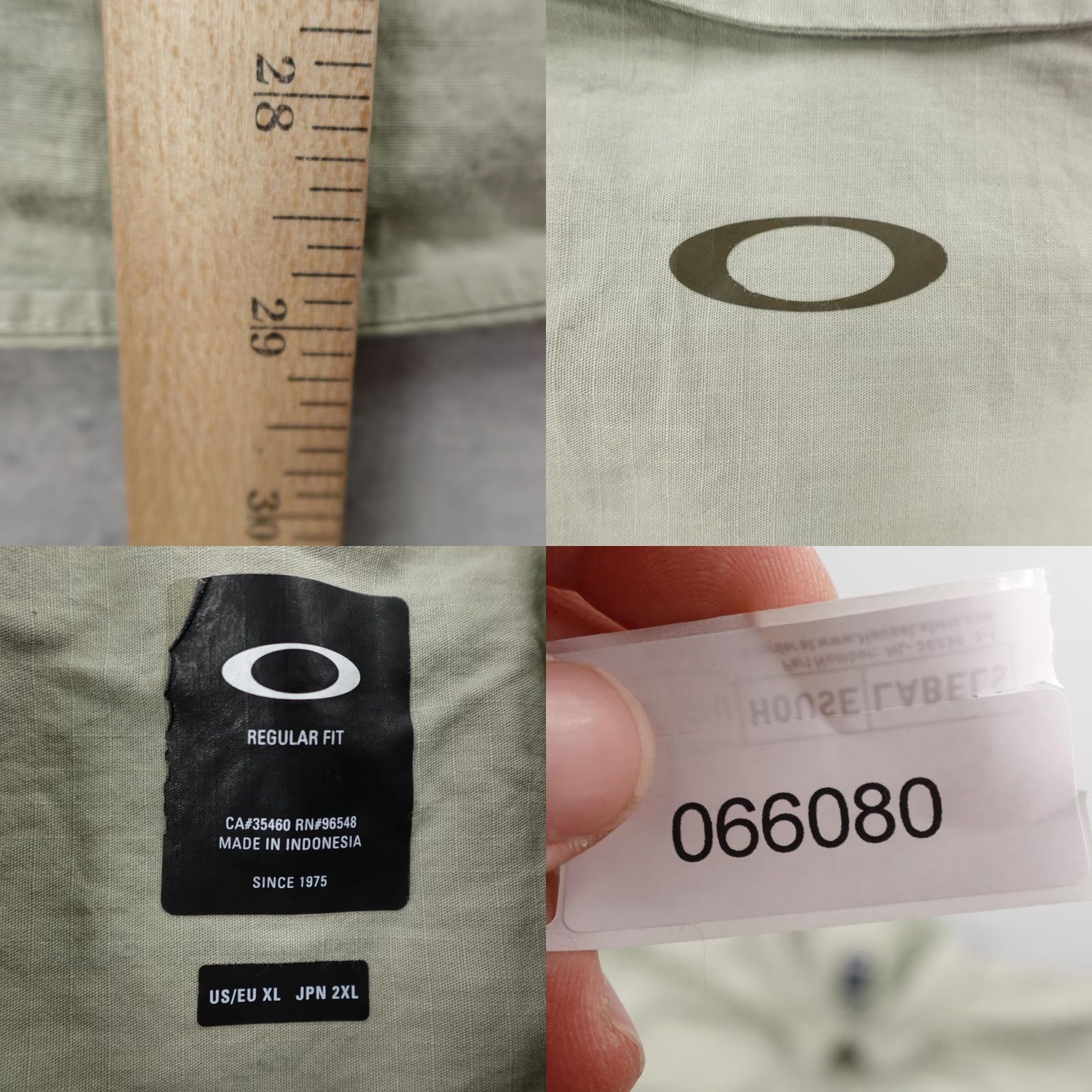 Oakley Oakley Shirt Mens XL Gray Button-Up Short Sleeve Outdoor Ripstop Lightweight Pockets Bre breathable Collar Oxford Size US XL / EU 56 / 4 - 8 Thumbnail