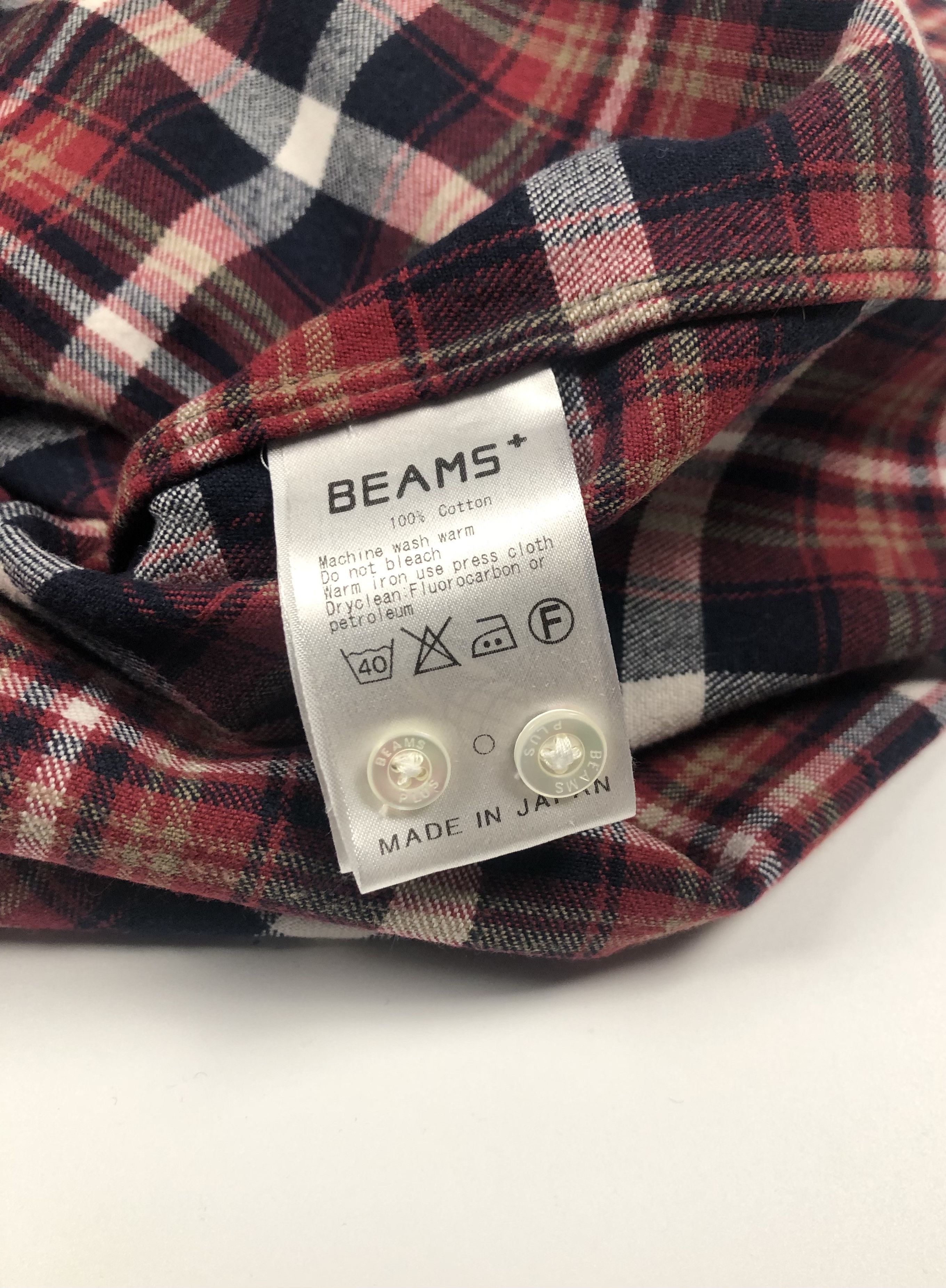 Beams Plus Beams Plus Flannel Cotton Shirt Size US M / EU 48-50 / 2 - 6 Thumbnail