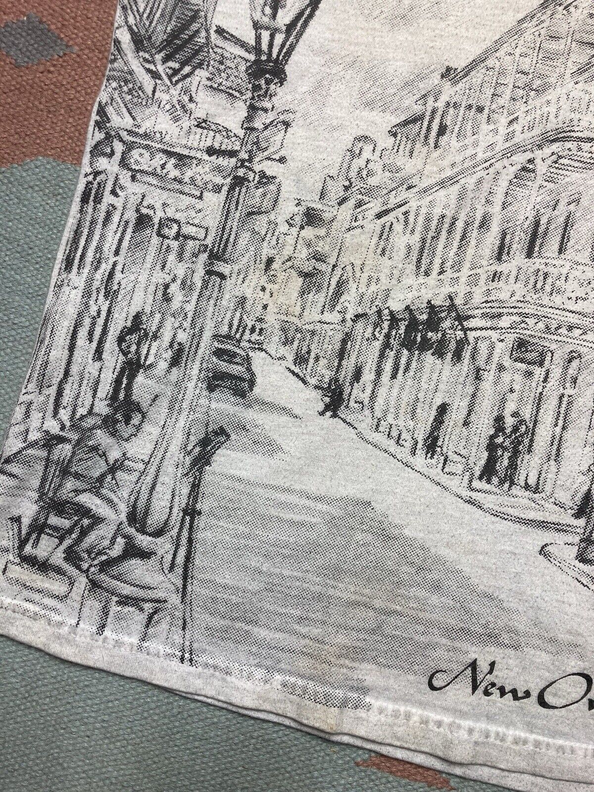 Gildan × Vintage VTG t shirt New Orleans all over print AOP cotton downtown S Size US S / EU 44-46 / 1 - 3 Thumbnail