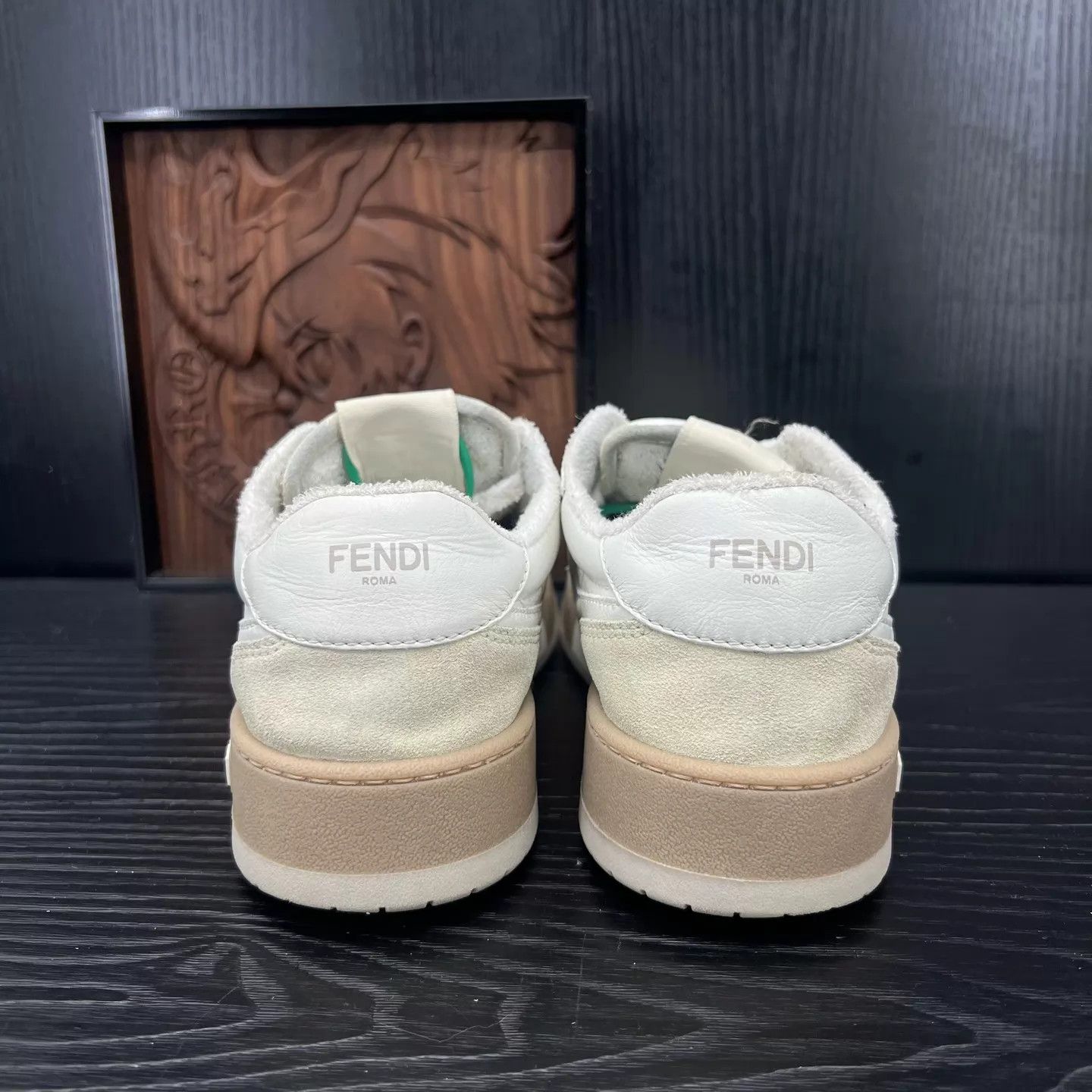 Fendi Fendi Match White Gray 38.5 Size US 8 / IT 38 - 6 Thumbnail