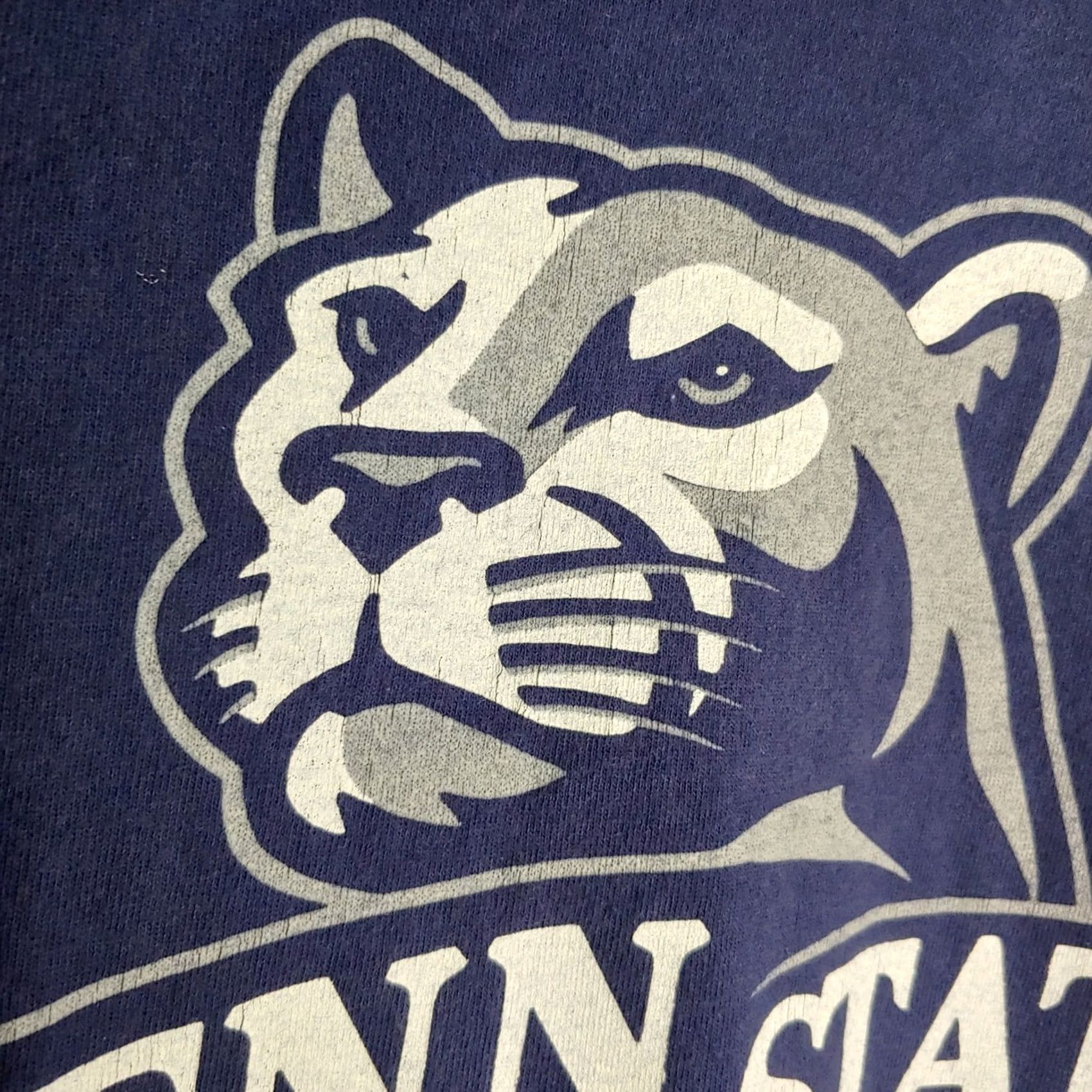 Vintage VINTAGE Morning Sun Shirt Penn State 90s Navy Blue Large Nittany Lions Short Sleeve Round Neck Tee Mens Size US L / EU 52-54 / 3 - 4 Thumbnail