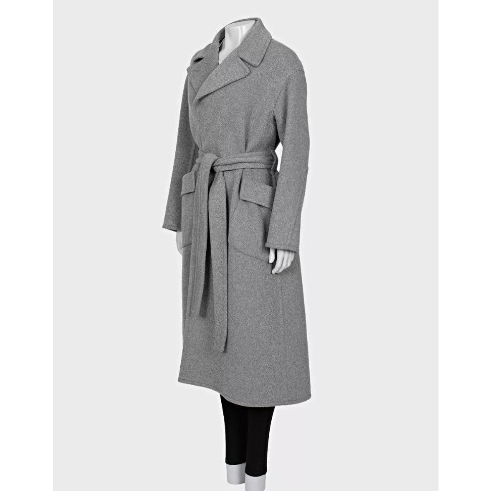 Loro Piana Loro Piana Grey Cashmere Wrap Coat Size S Size S / US 4 / IT 40 - 2 Thumbnail
