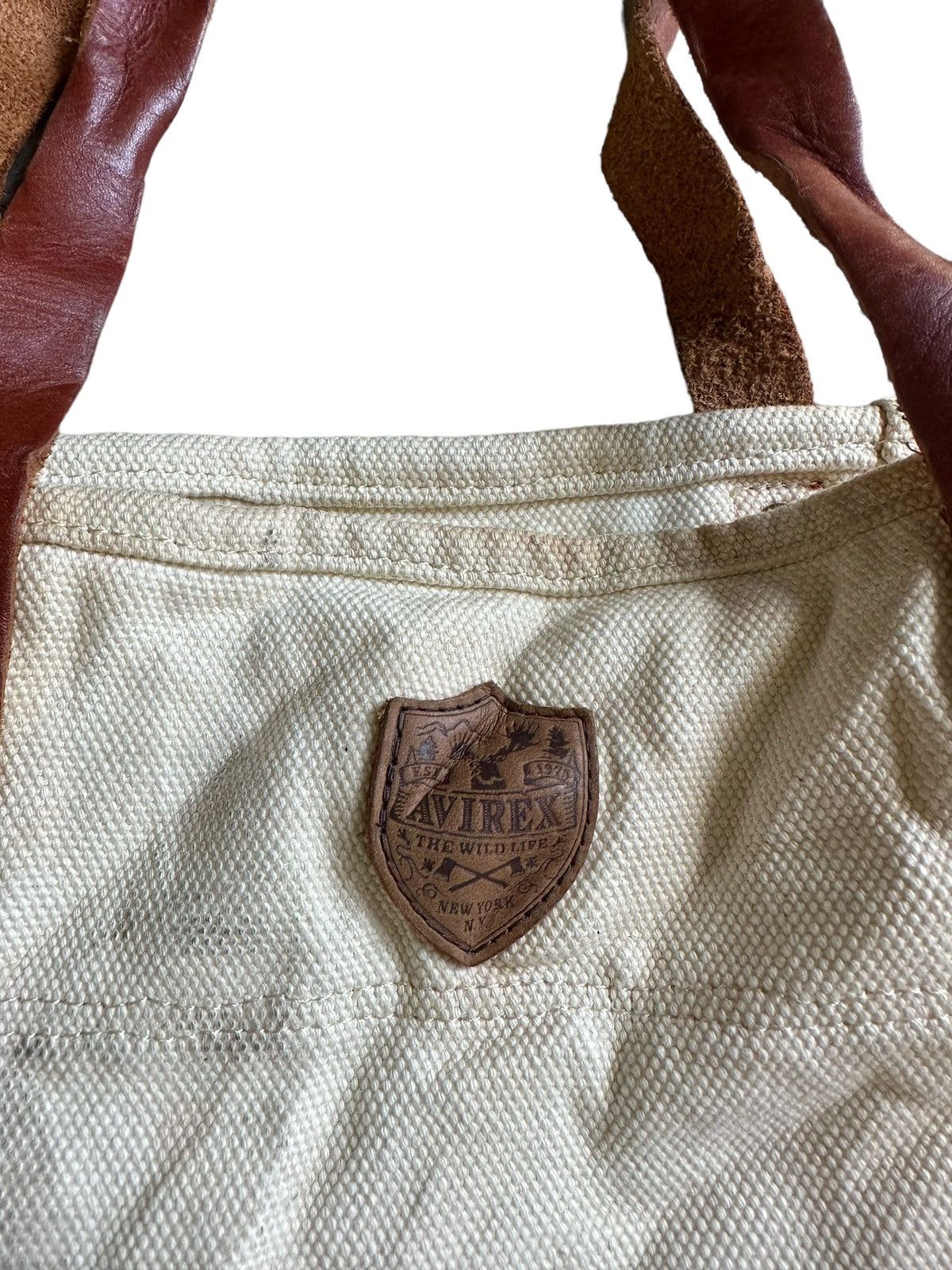 Avirex Avirex canvas leather hand tote bag Size ONE SIZE - 2 Thumbnail