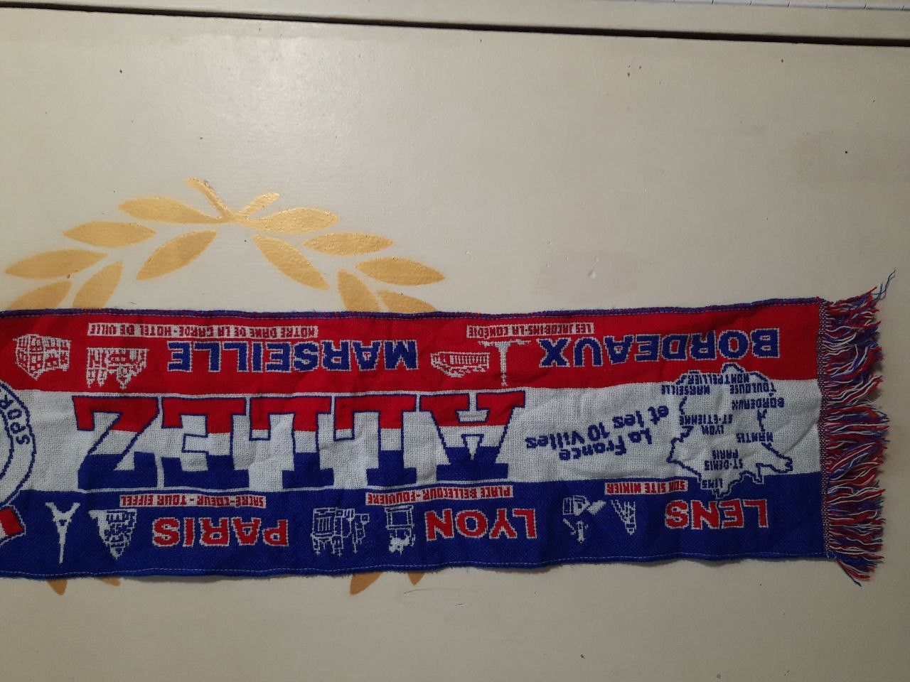 Vintage Allez France Fans Scarf 1998 Size ONE SIZE - 6 Thumbnail