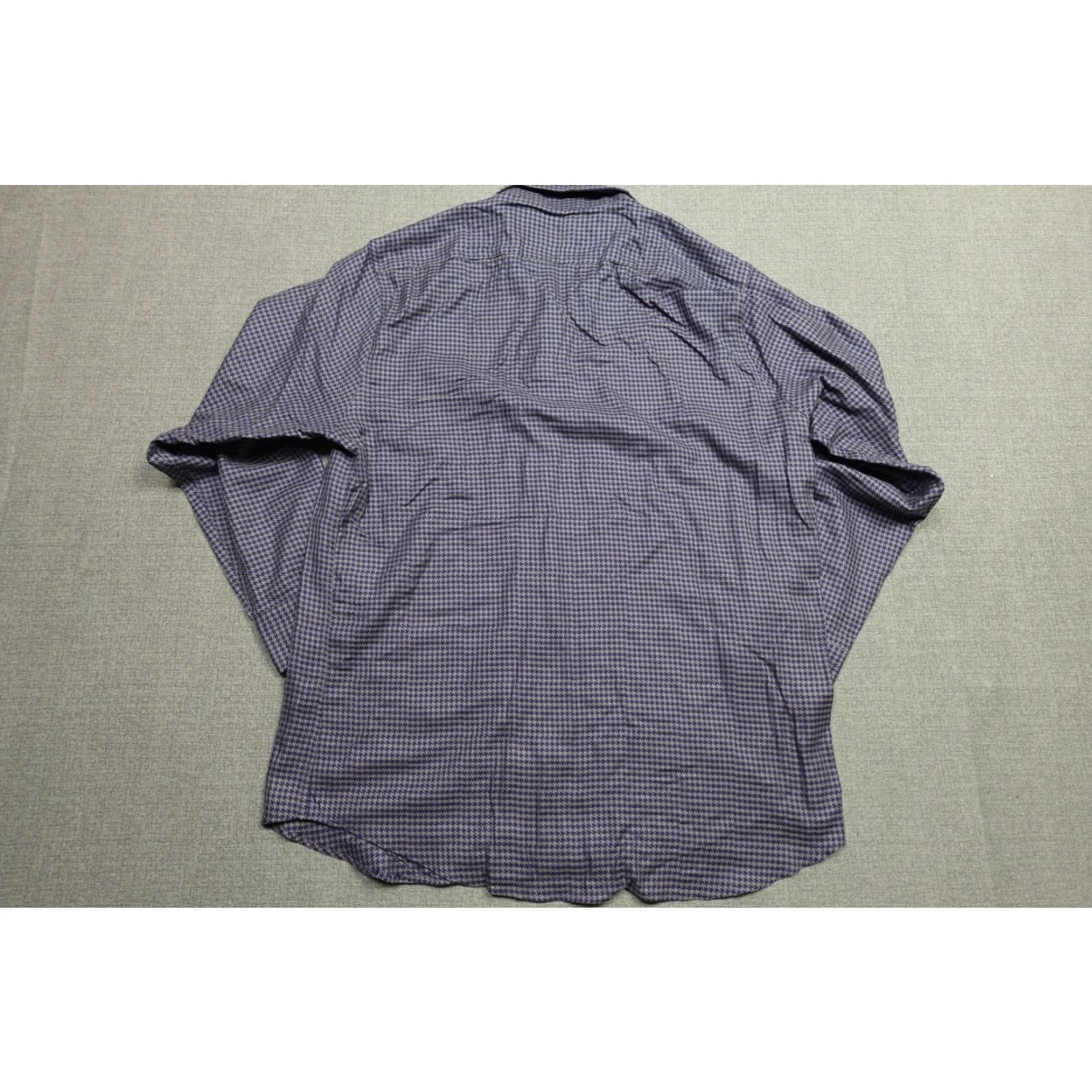 Vintage Twillory Button-Front Shirt Mens 2XL Blue Cotton Blend Plaid Button-Up Casual Long Sleeve Size US XXL / EU 58 / 5 - 6 Thumbnail