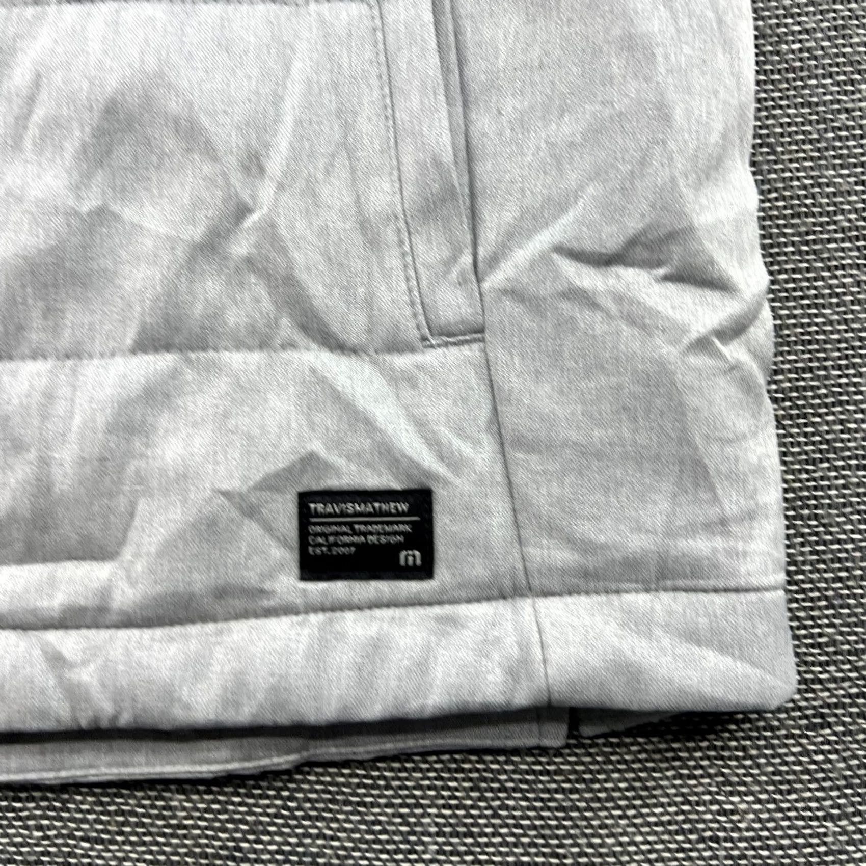 TravisMathew Travis Mathew Womens Vest Small Dash 2.0 Gray FUll Zip Golf Quilted Gilet Size S / US 4 / IT 40 - 3 Thumbnail