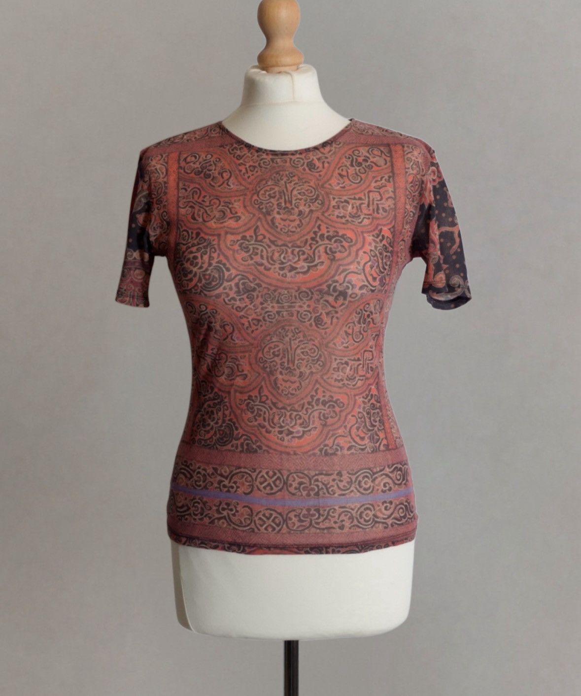 Issey Miyake Issey Miyake AW01 Archive Mesh Top - Double print Size M / US 6-8 / IT 42-44 - 1 Thumbnail