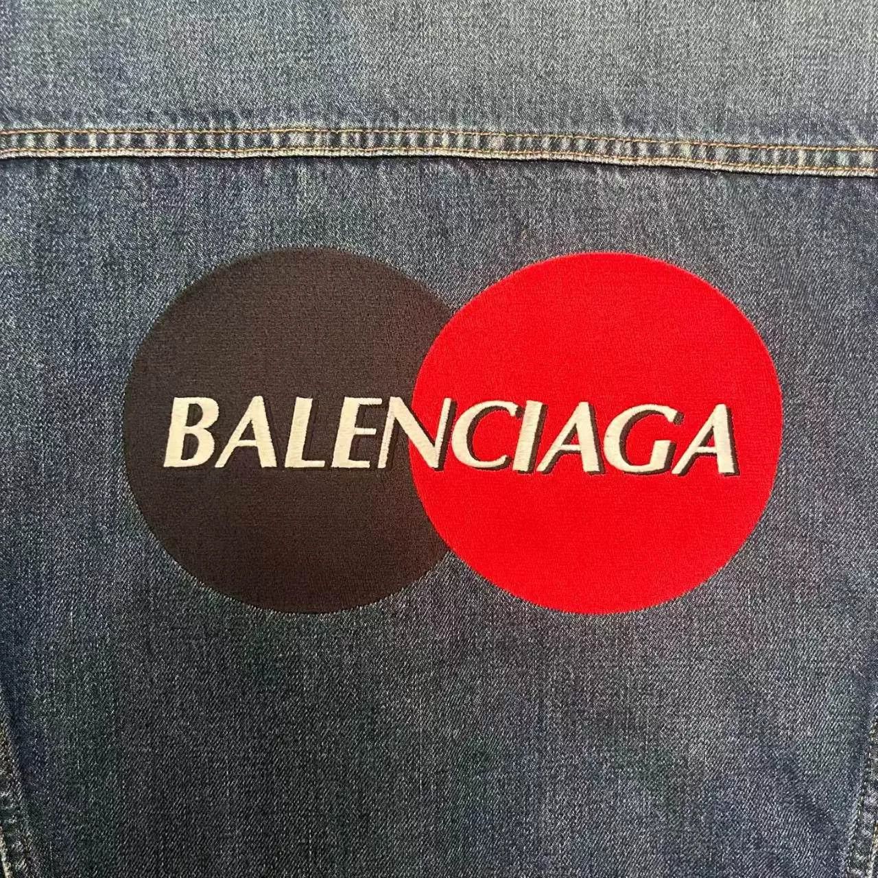 Balenciaga blenciaga washed denim jacket for men Size US M / EU 48-50 / 2 - 4 Thumbnail
