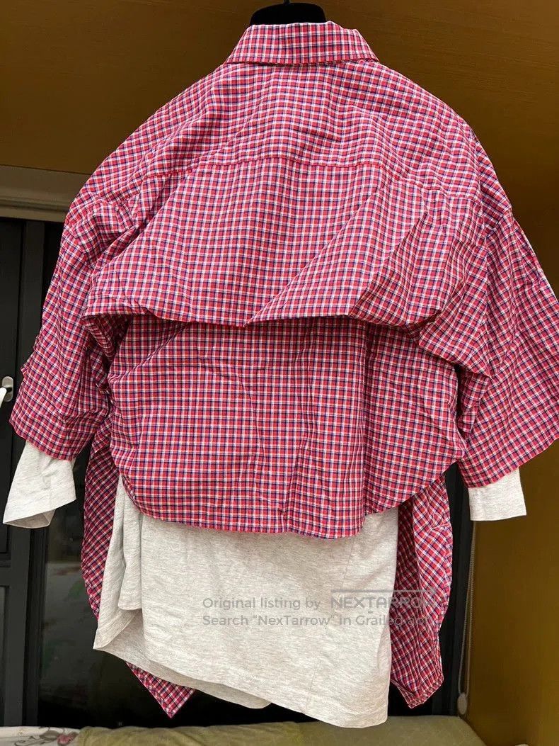 Balenciaga Balenciaga Two-Piece Check Shirt. Size US XS / EU 42 / 0 - 4 Thumbnail