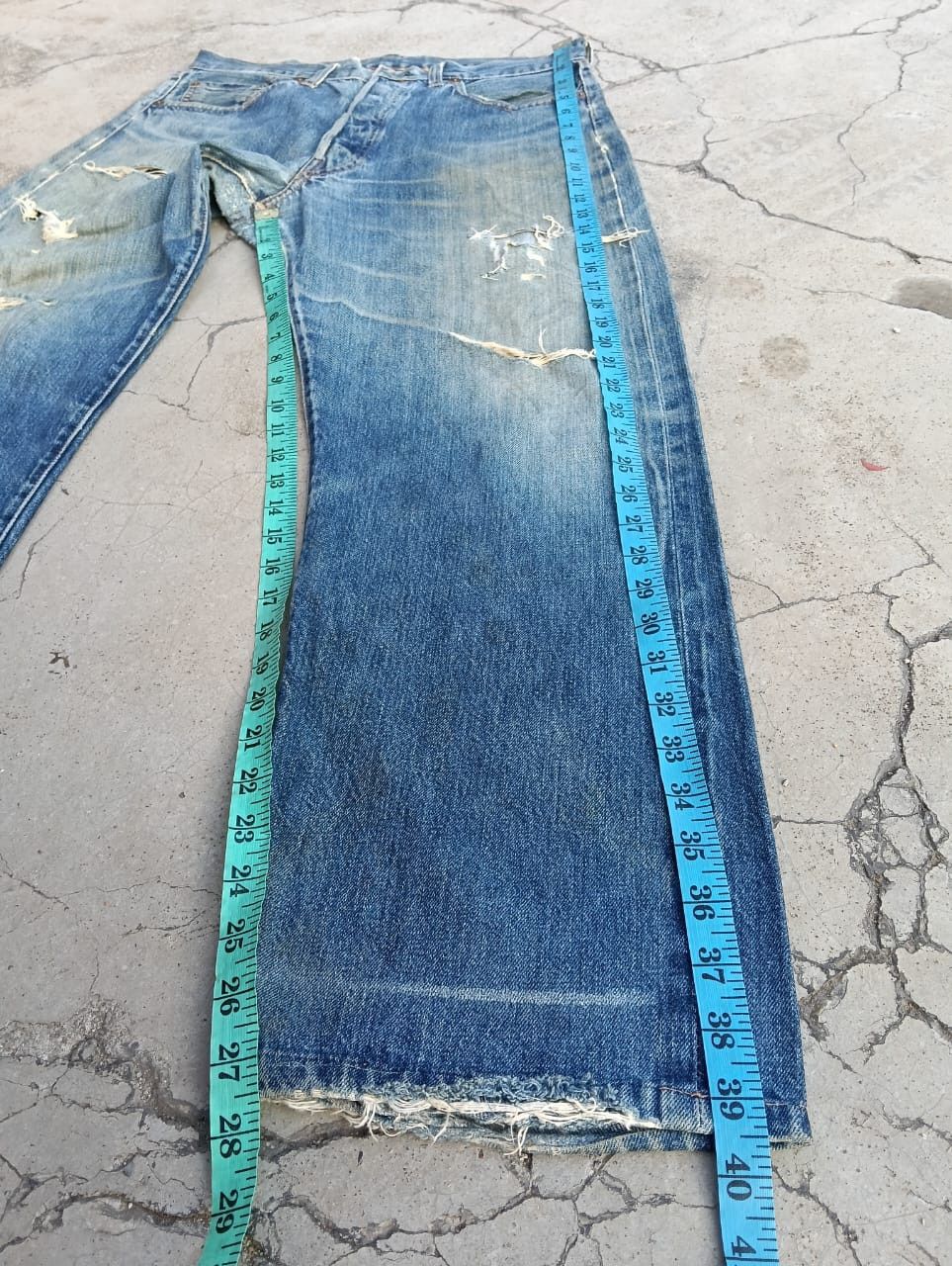 Levi's Levi’s 501XX Big E Redline Selvedge Denim Jeans Made in USA Size US 32 / EU 48 - 5 Thumbnail