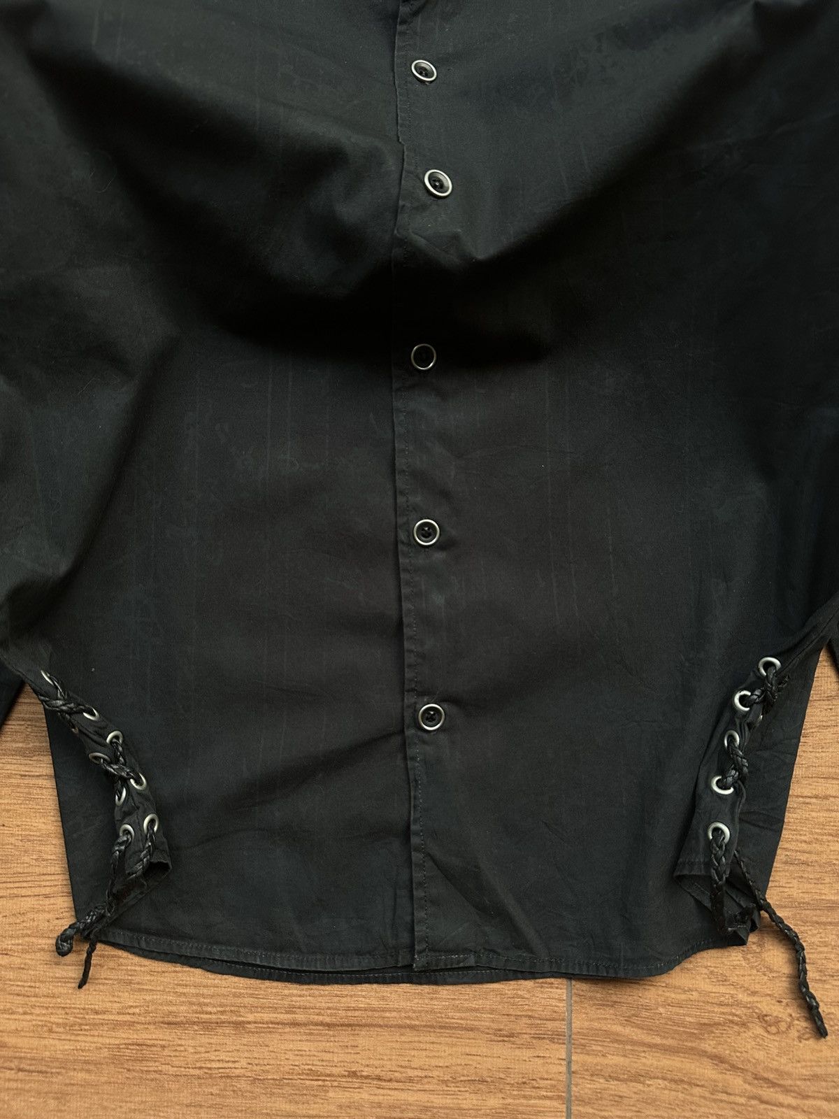 If Six Was Nine vintage euphuistic gothic punk laces long sleeve shirt Size US M / EU 48-50 / 2 - 2 Thumbnail