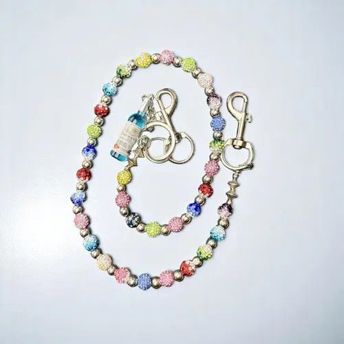 Jewelry 195ColorBeaded Wallet Chain, Pants Chain, Belt Chain Size ONE SIZE - 1 Thumbnail