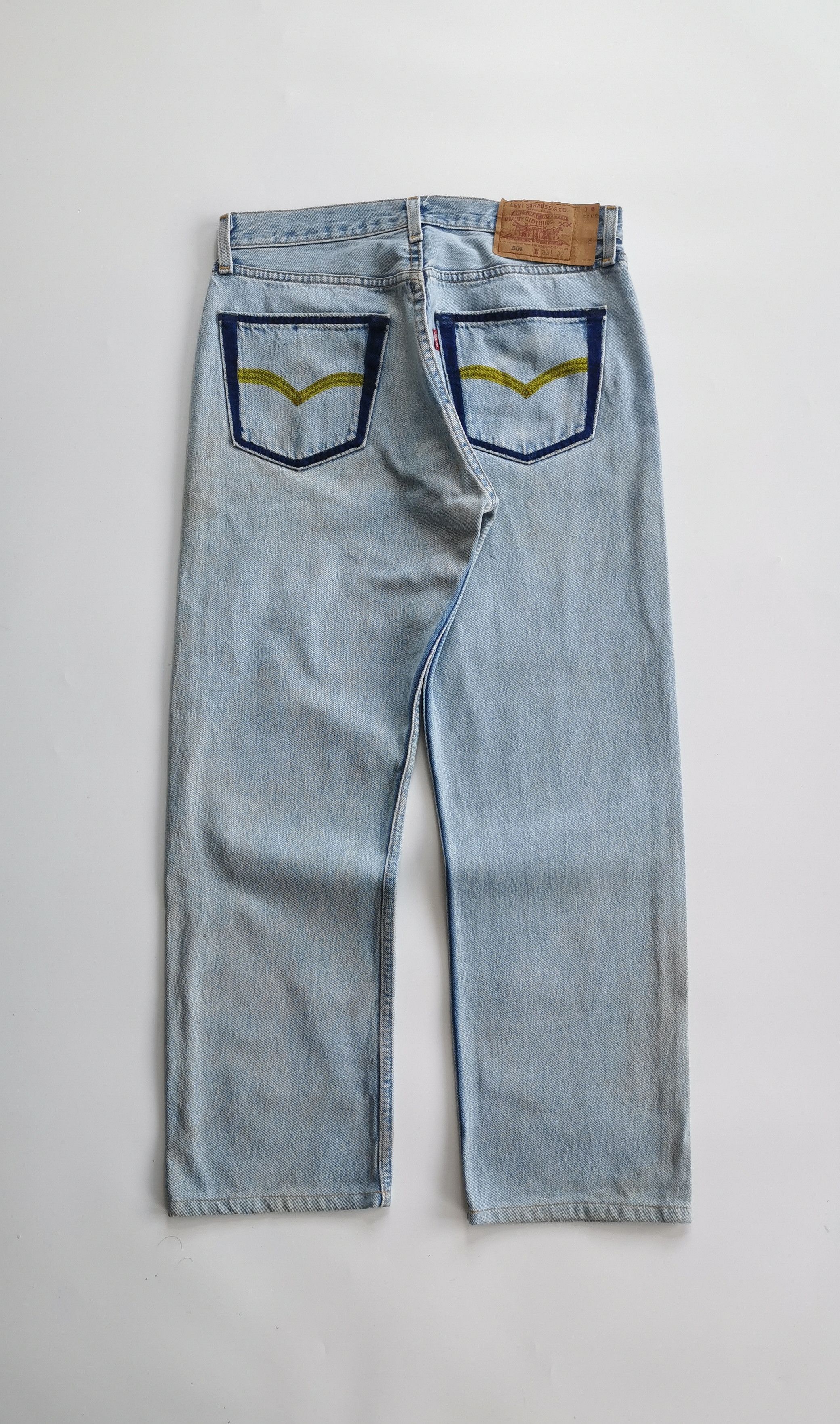 Heron Preston × Levi's Levis 501 Vintage Custom Marker Arcuate Design Size US 32 / EU 48 - 8 Thumbnail