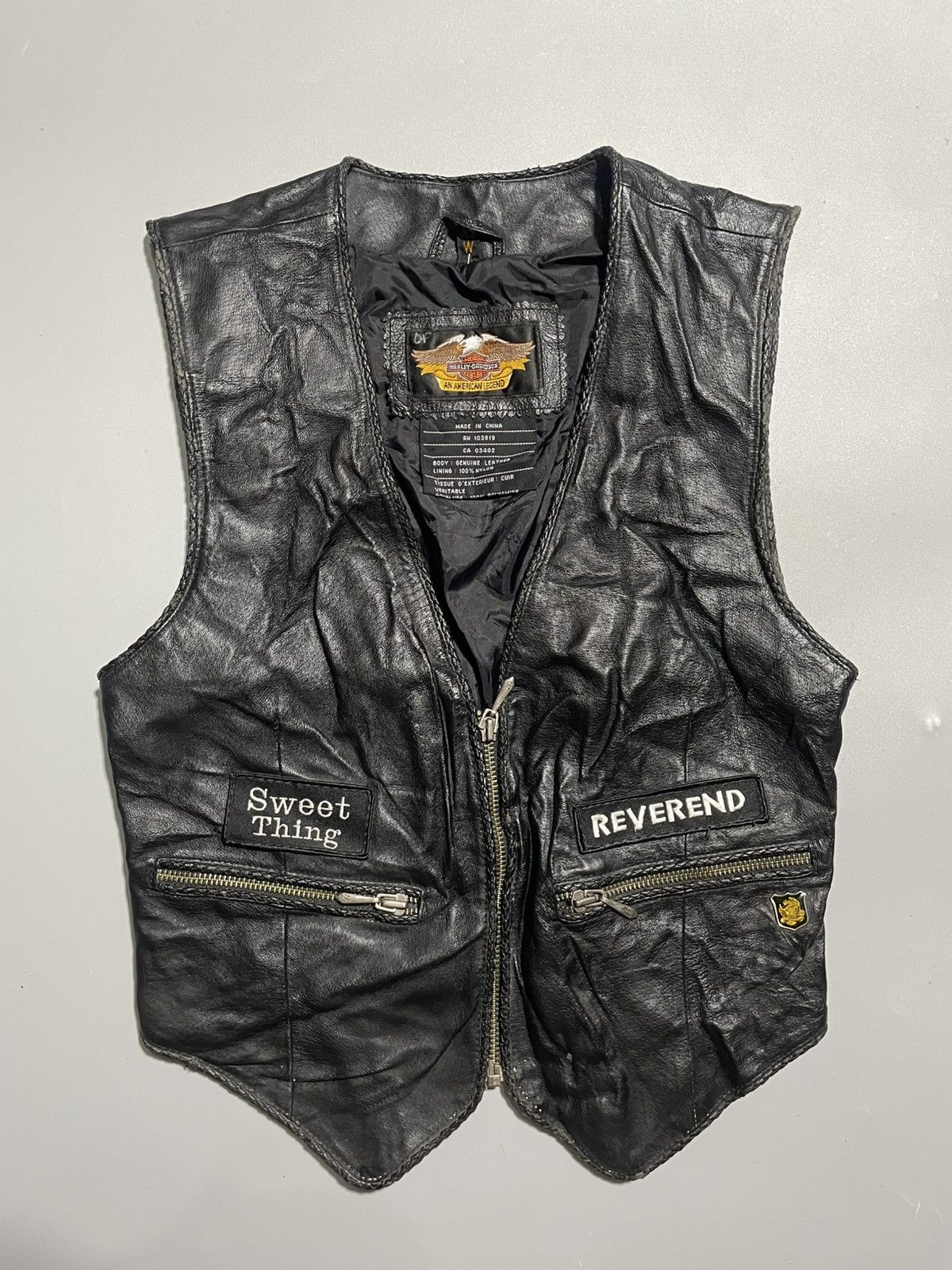 Harley Davidson Genuine Leather Harley Davidson Vest Size XS / US 0-2 / IT 36-38 - 2 Thumbnail