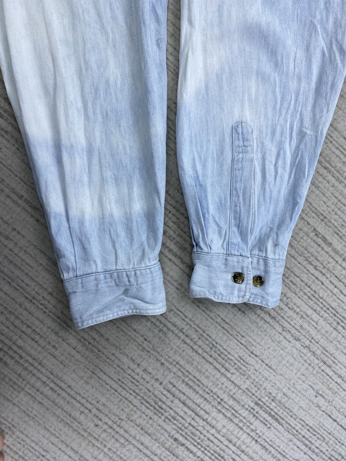 Vintage Vintage 80s Mcdonald’s Light Blue Buttoned Jacket Size US M / EU 48-50 / 2 - 8 Thumbnail