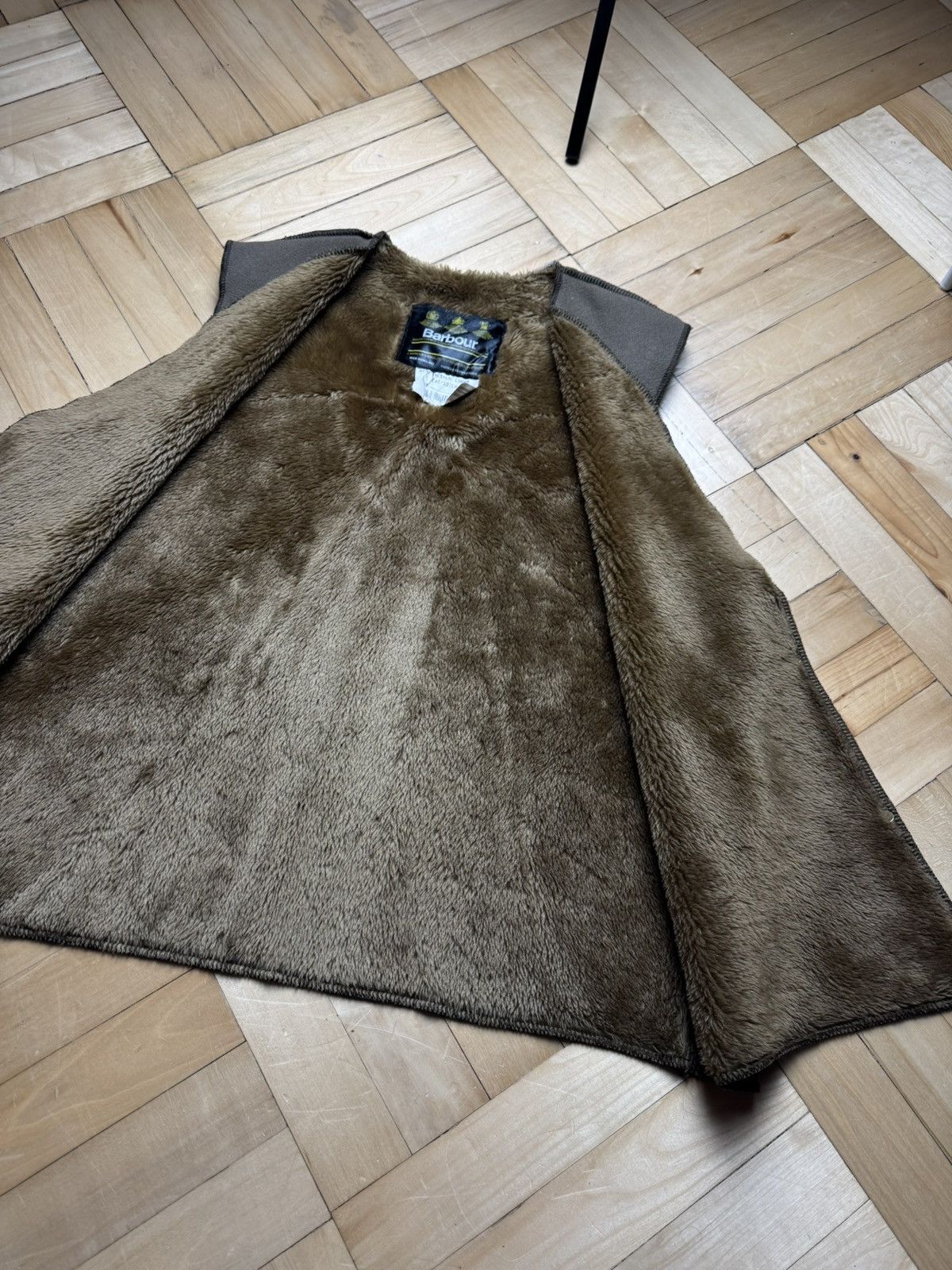 Barbour Vintage Barbour Warm Pile Lining Shearling Vest Brown Size L Size US L / EU 52-54 / 3 - 6 Thumbnail
