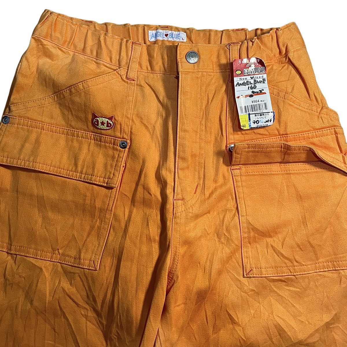 Angel Blue Japannese brand Angel Blue Flared Orange Pants Size 26" / US 2 / IT 38 - 3 Thumbnail