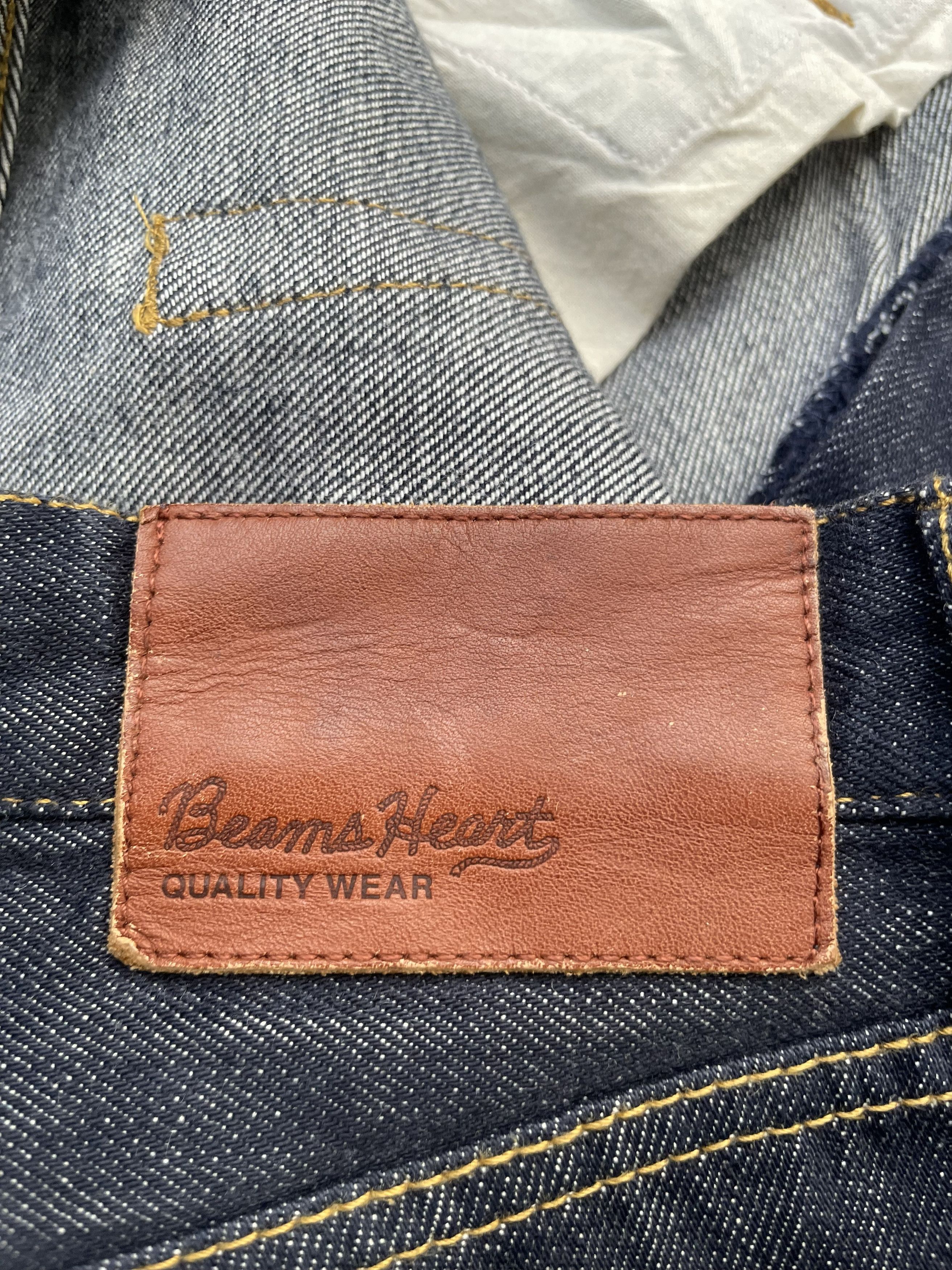 Beams Plus Japan Beams Heart Indigo Denim Size US 36 / EU 52 - 11 Thumbnail