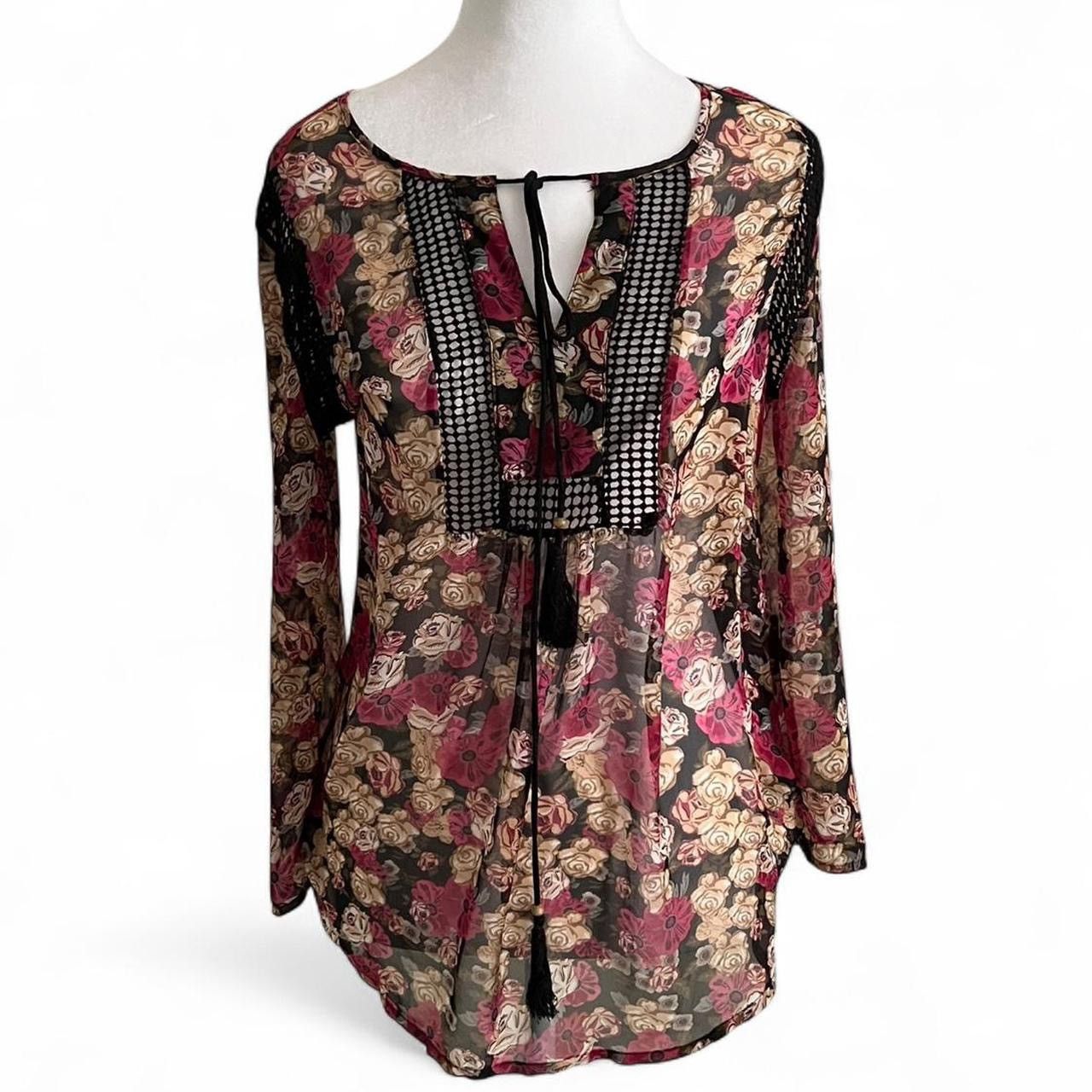 Other Floral multi sheer blouse size small Size S / US 4 / IT 40 - 1 Thumbnail