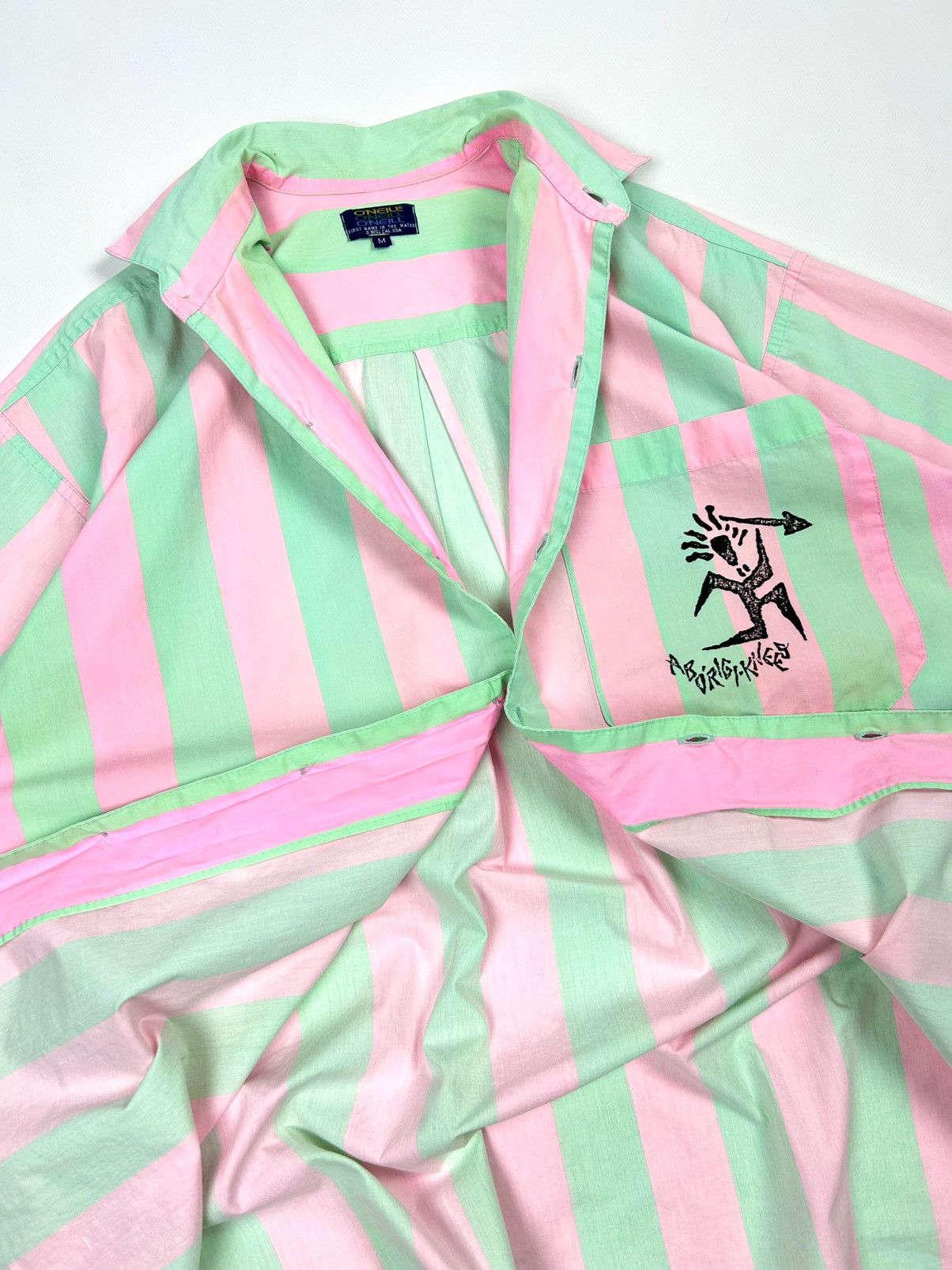 O'Neill Vintage O’Neill 90’s Hawaiian Shirt Watermelon Buttons Surf Size US M / EU 48-50 / 2 - 9 Thumbnail