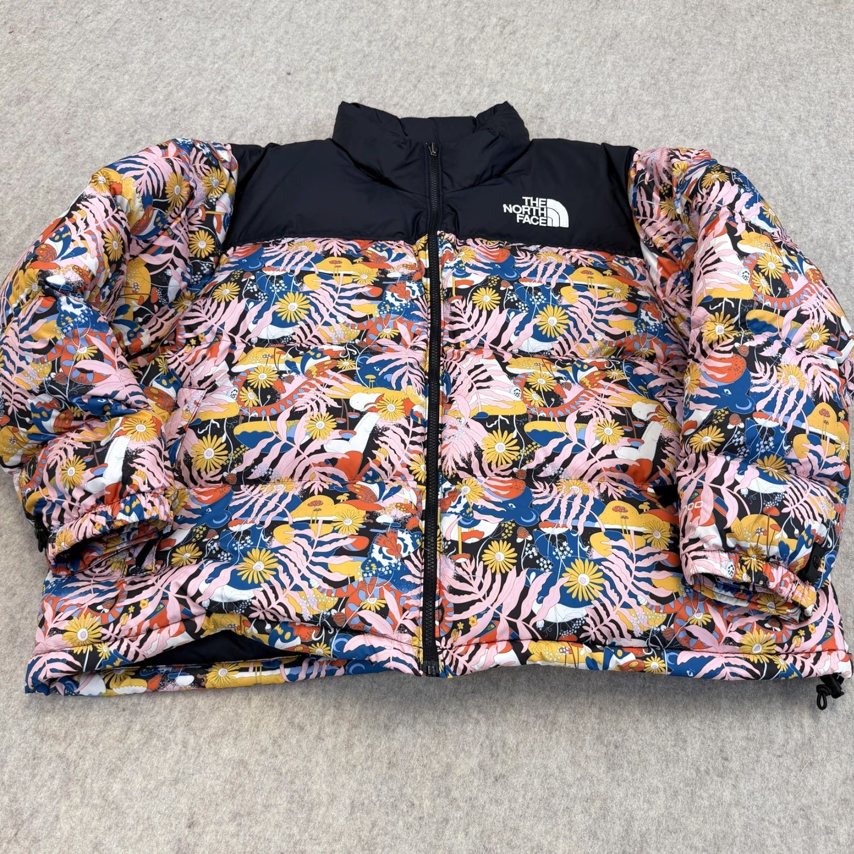 The North Face The North Face Jacket Womens 3X Black Floral Nuptse Plus Down Puffer Naomi Otsu Size XXL / US 16-18 / IT 52-54 - 2 Thumbnail