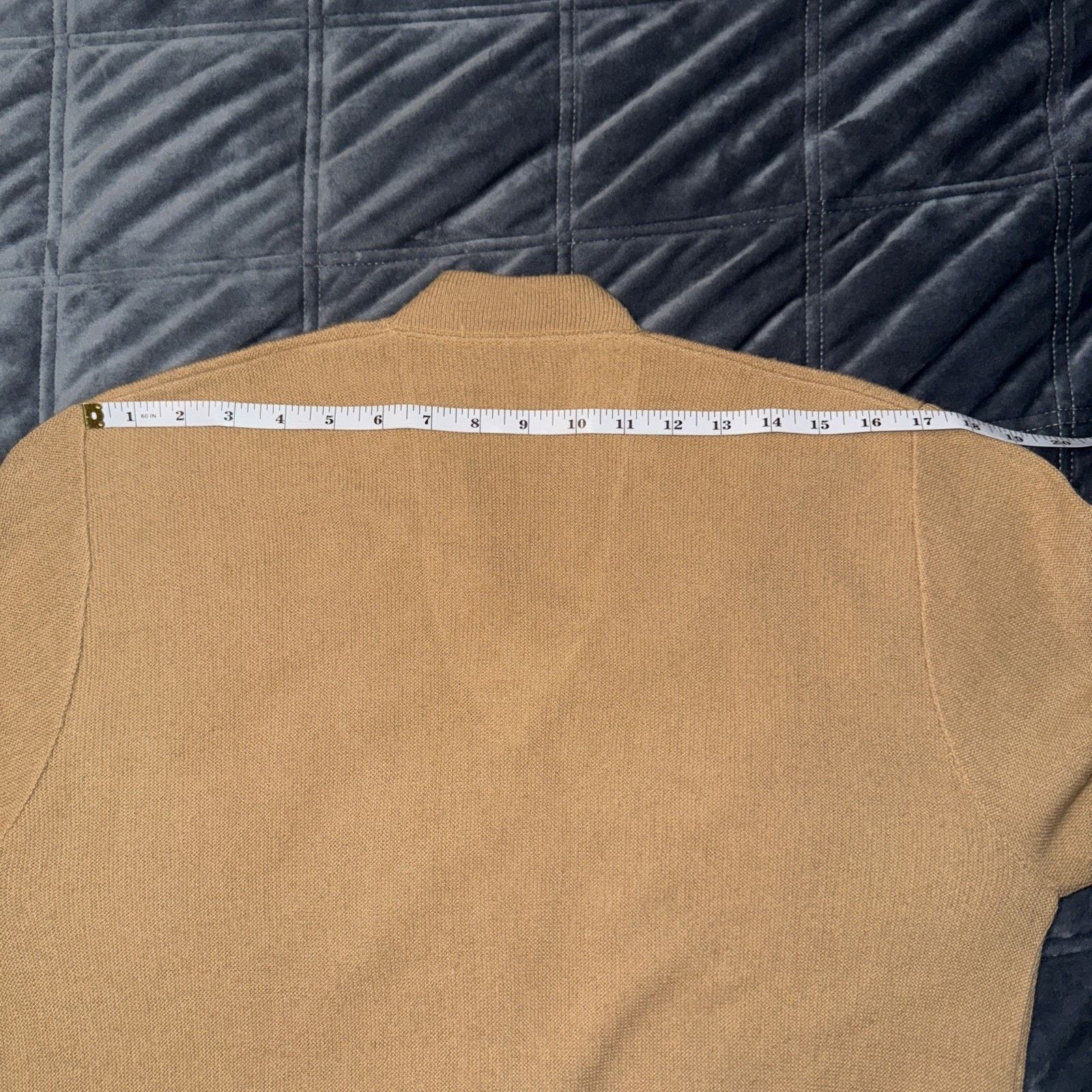 Other Unbranded VTG Sweater Sz L Tan Baby Alpaca Wool Knit GRANDPA Size US L / EU 52-54 / 3 - 8 Thumbnail