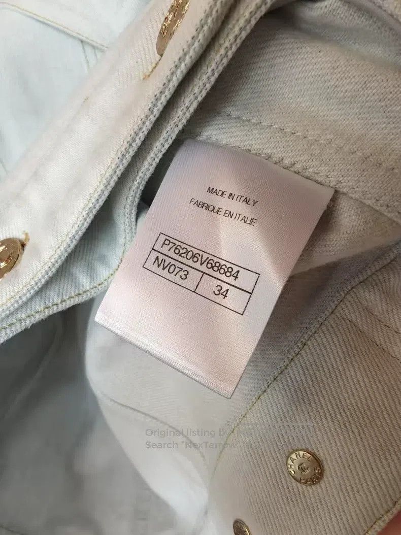 Chanel Chanel Light blue denim jacket Size XXS / US 00 / IT 34 - 4 Thumbnail
