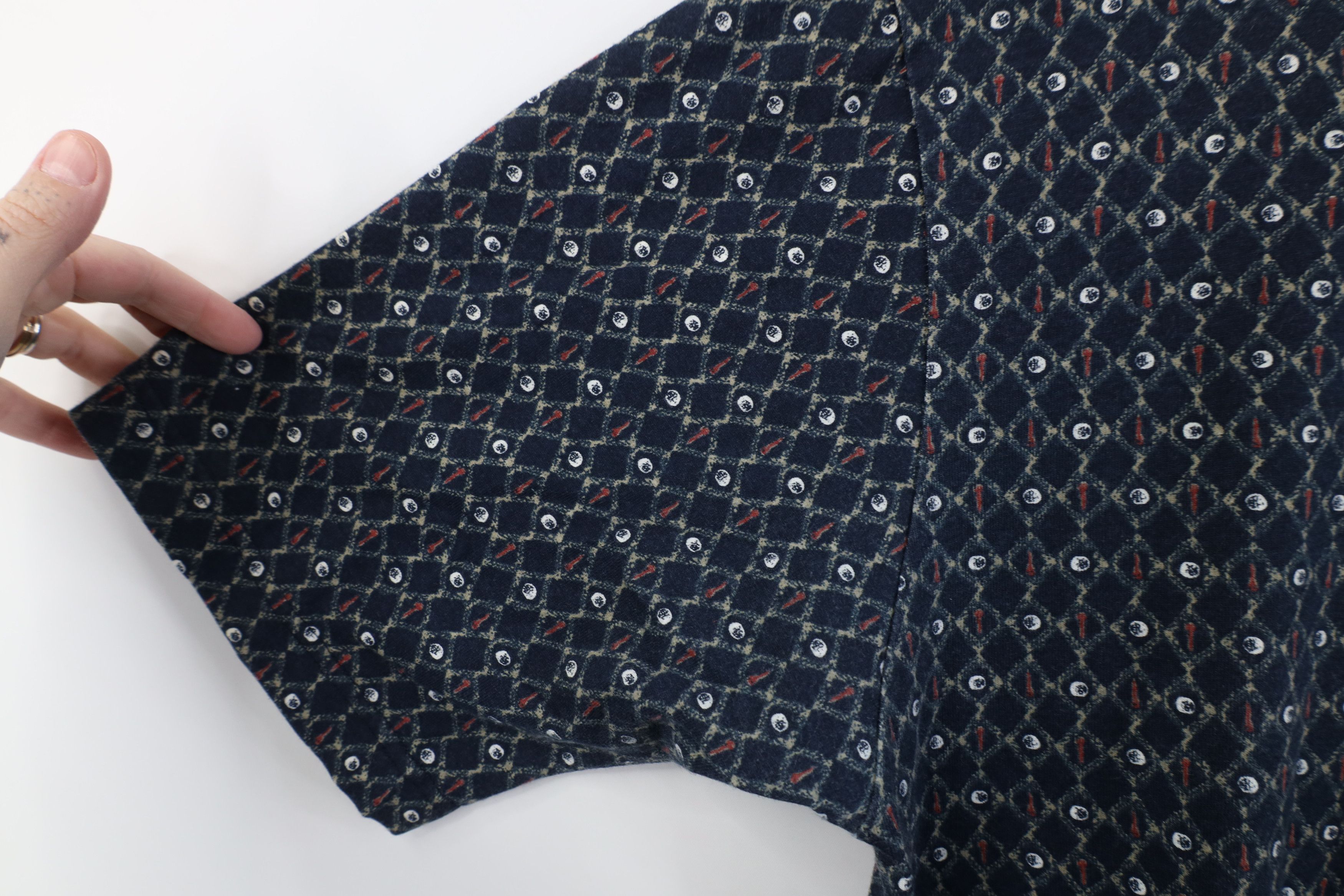 Vintage Vintage 90s Streetwear Ball Tee All Over Print Polo Shirt Size US L / EU 52-54 / 3 - 7 Thumbnail