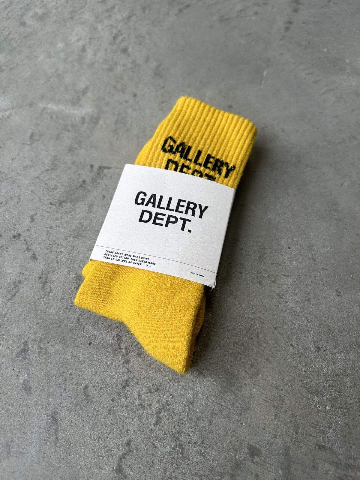 Gallery Dept. Gallery Dept Socks Yellow New Size ONE SIZE - 2 Thumbnail