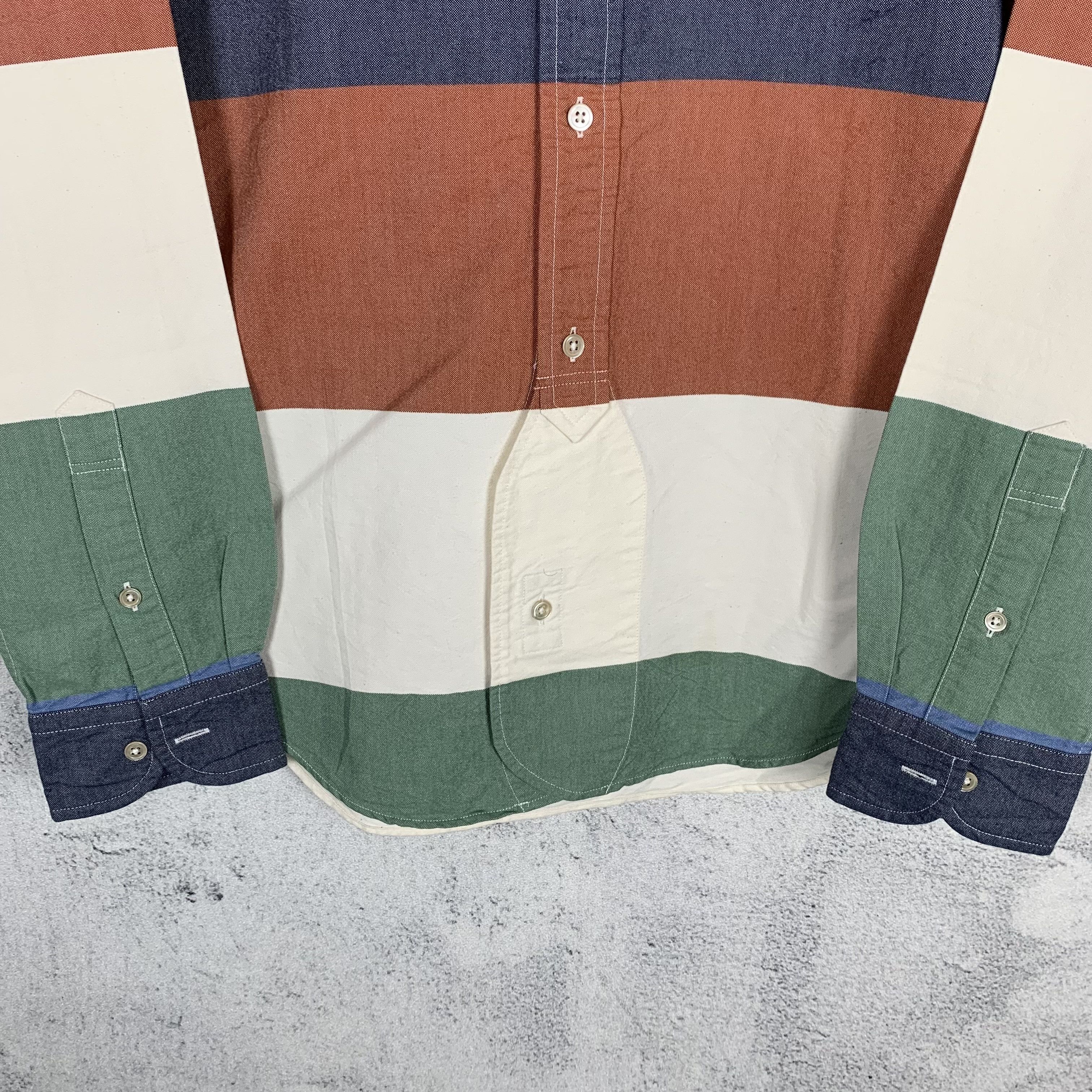 Nigel Cabourn Nigel Cabourn Stripe Shirt Size US S / EU 44-46 / 1 - 4 Thumbnail