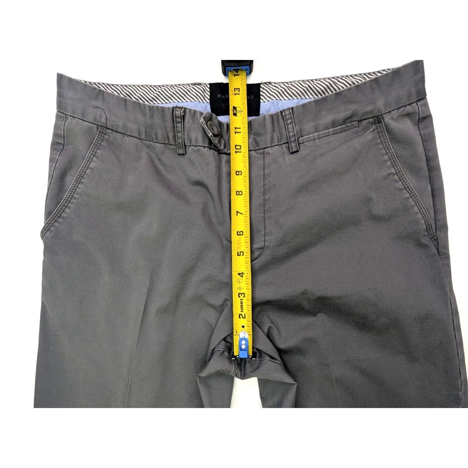 Vintage Marc Ecko Cut & Sew Chino Pants Men 34x31 Gray Straight Leg Casual Flat Front Size US 34 / EU 50 - 4 Thumbnail