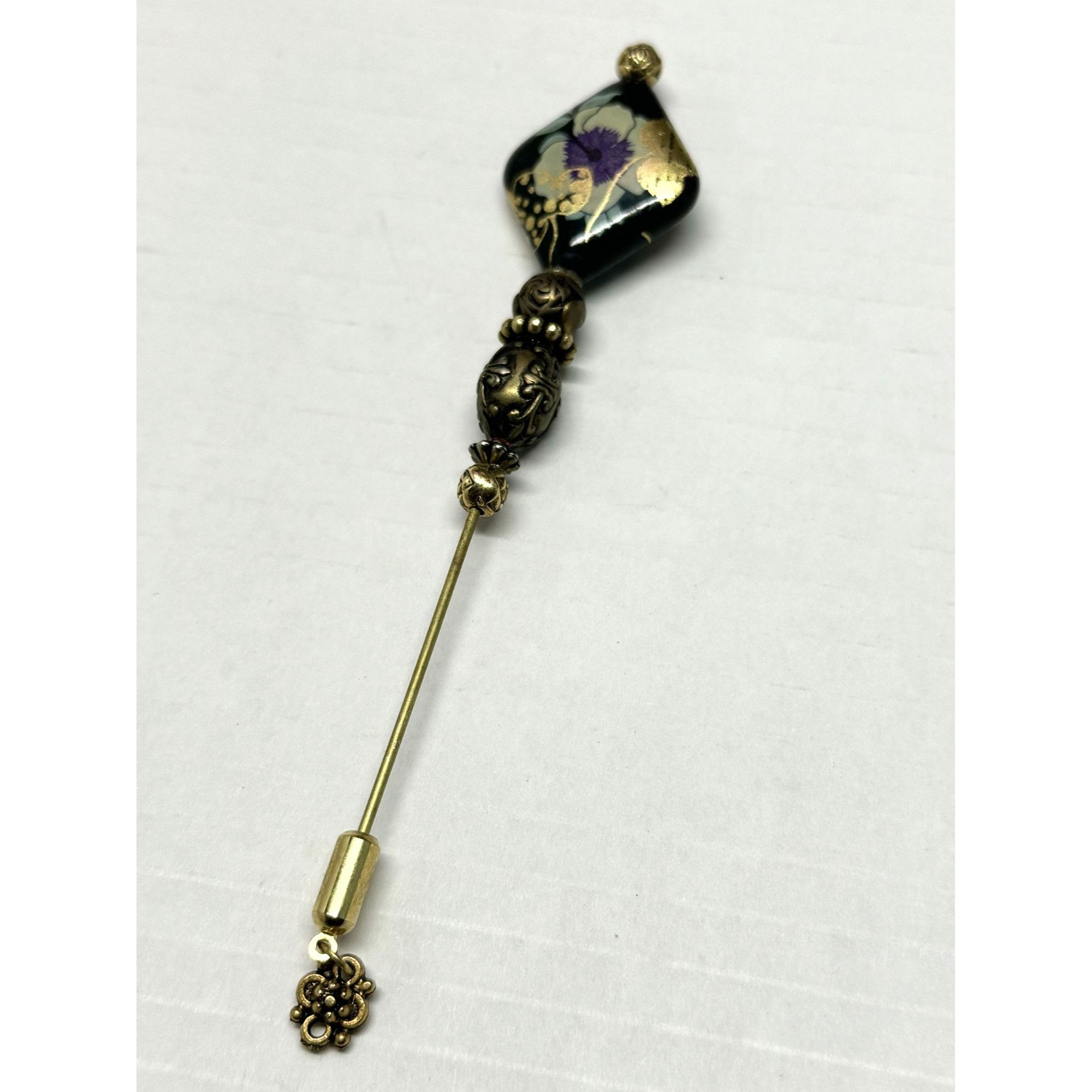 Vintage Vintage beaded stick pin Size ONE SIZE - 1 Thumbnail