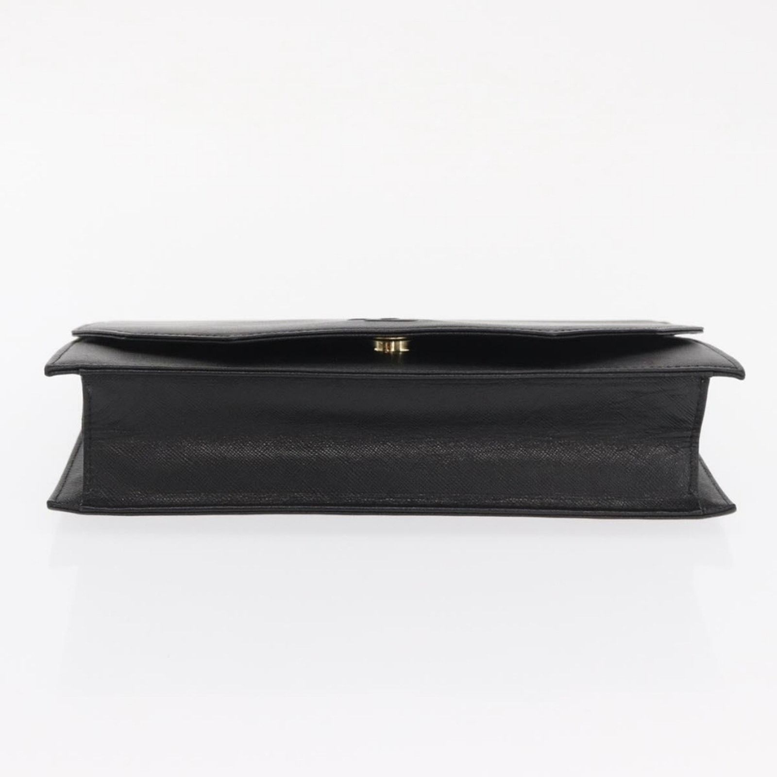 Yves Saint Laurent Vintage Yves Saint Laurent Leather Clutch Saffiano Tonal YSL Size ONE SIZE - 6 Thumbnail