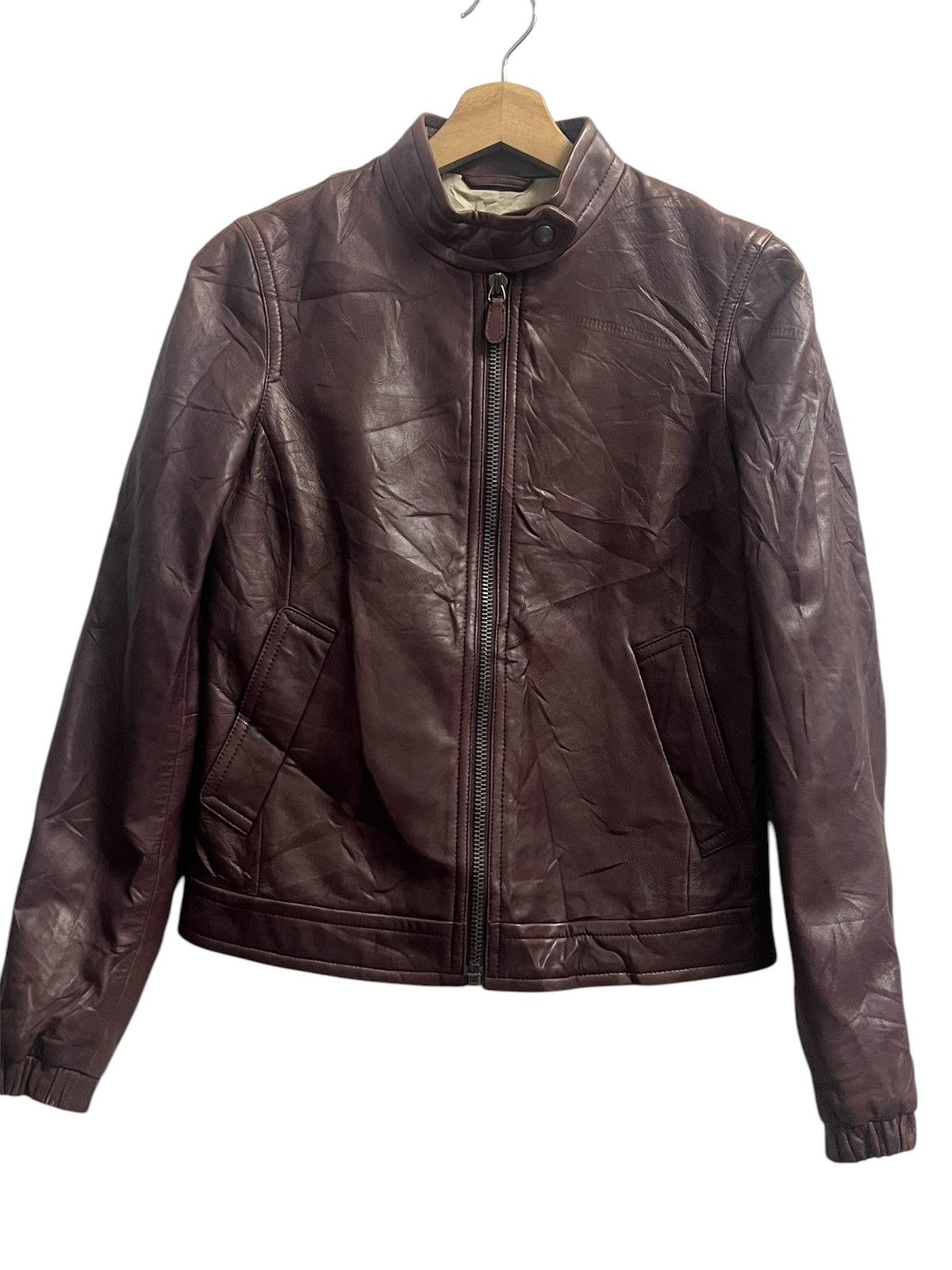 Coach Coach biker jacket sheepskin leather brown xs Size US XS / EU 42 / 0 - 1 Thumbnail