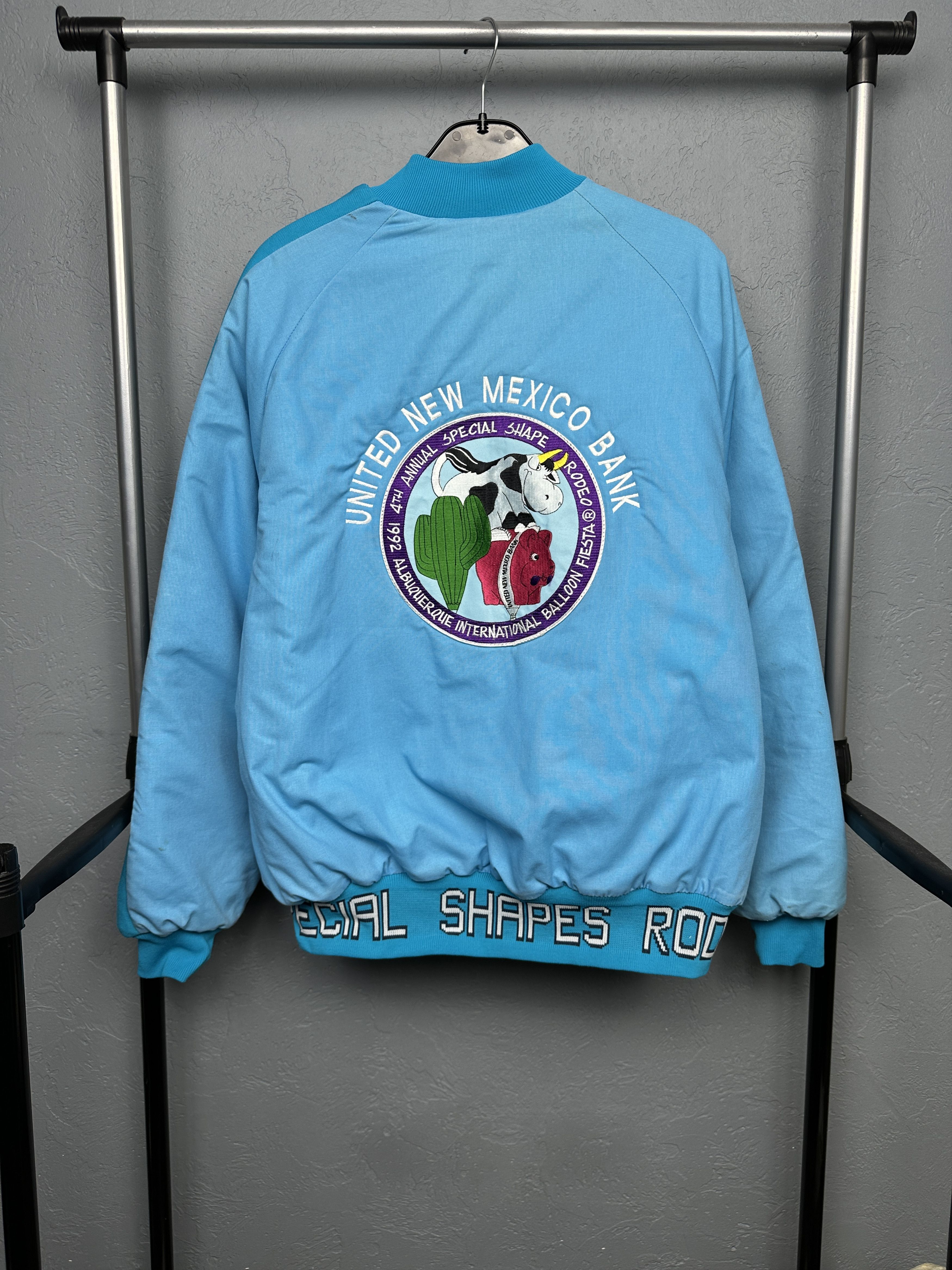 Cowboy Equipment 1992 Vintage Albuquerque Fiesta Special Shape Rodeo Jacket Size US XL / EU 56 / 4 - 1 Thumbnail