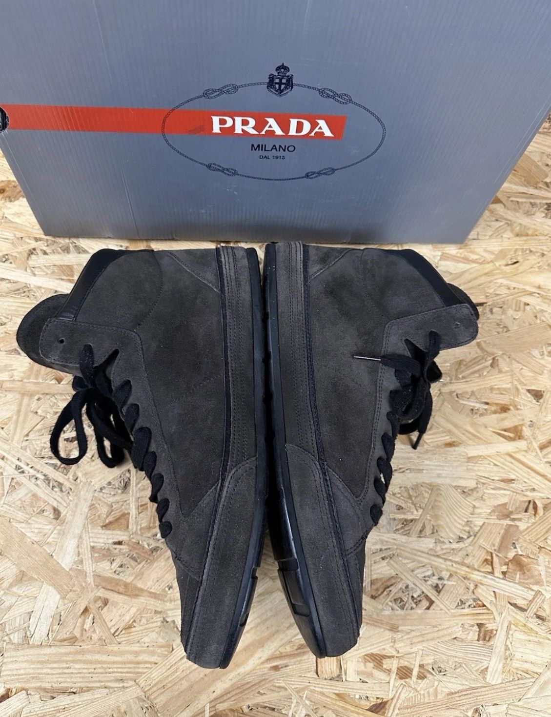 Prada Prada boots size 11,5 dark gray Size US 11.5 / EU 44-45 - 8 Thumbnail