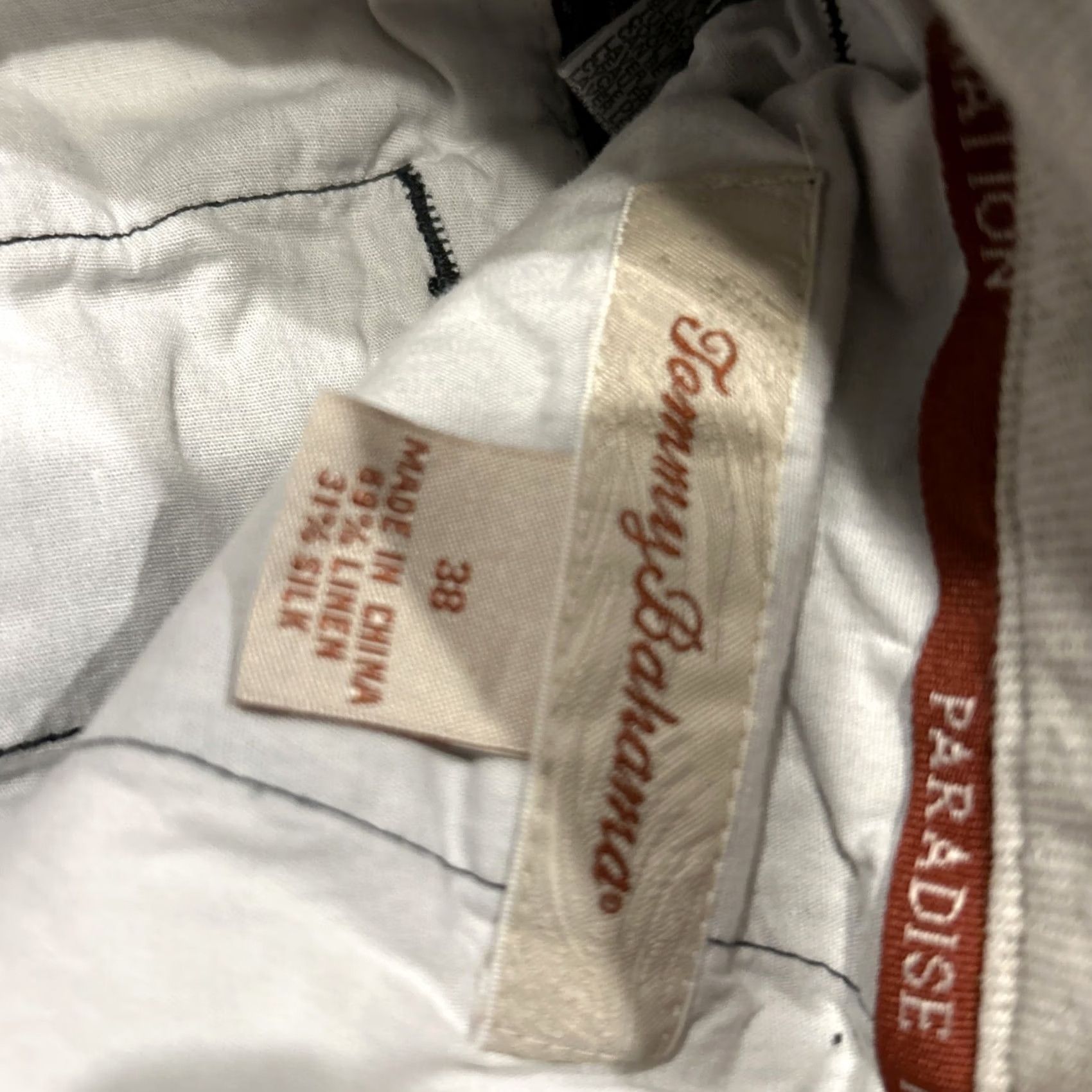 Tommy Bahama Tommy Bahama Men’s Shorts Plaid Linen Blend Casual 38 Multicolor Beach Chino Front Flat Front Pockets 11” inseam Regular Mens Size US 38 / EU 54 - 2 Thumbnail