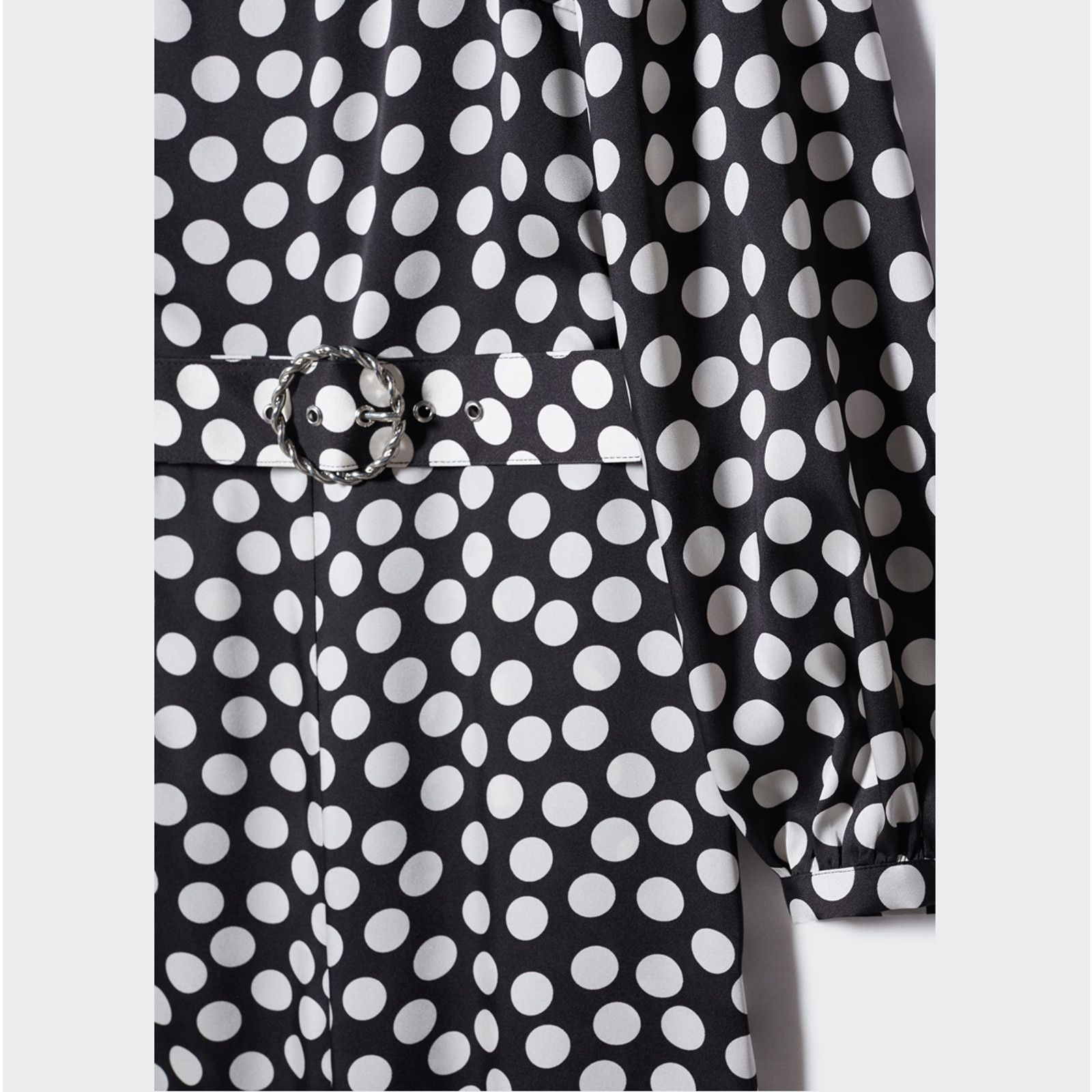 Mango Mango Polka Dot One Shoulder Jumpsuit Straight Leg NWT Size 34" / US 12 / IT 48 - 23 Thumbnail