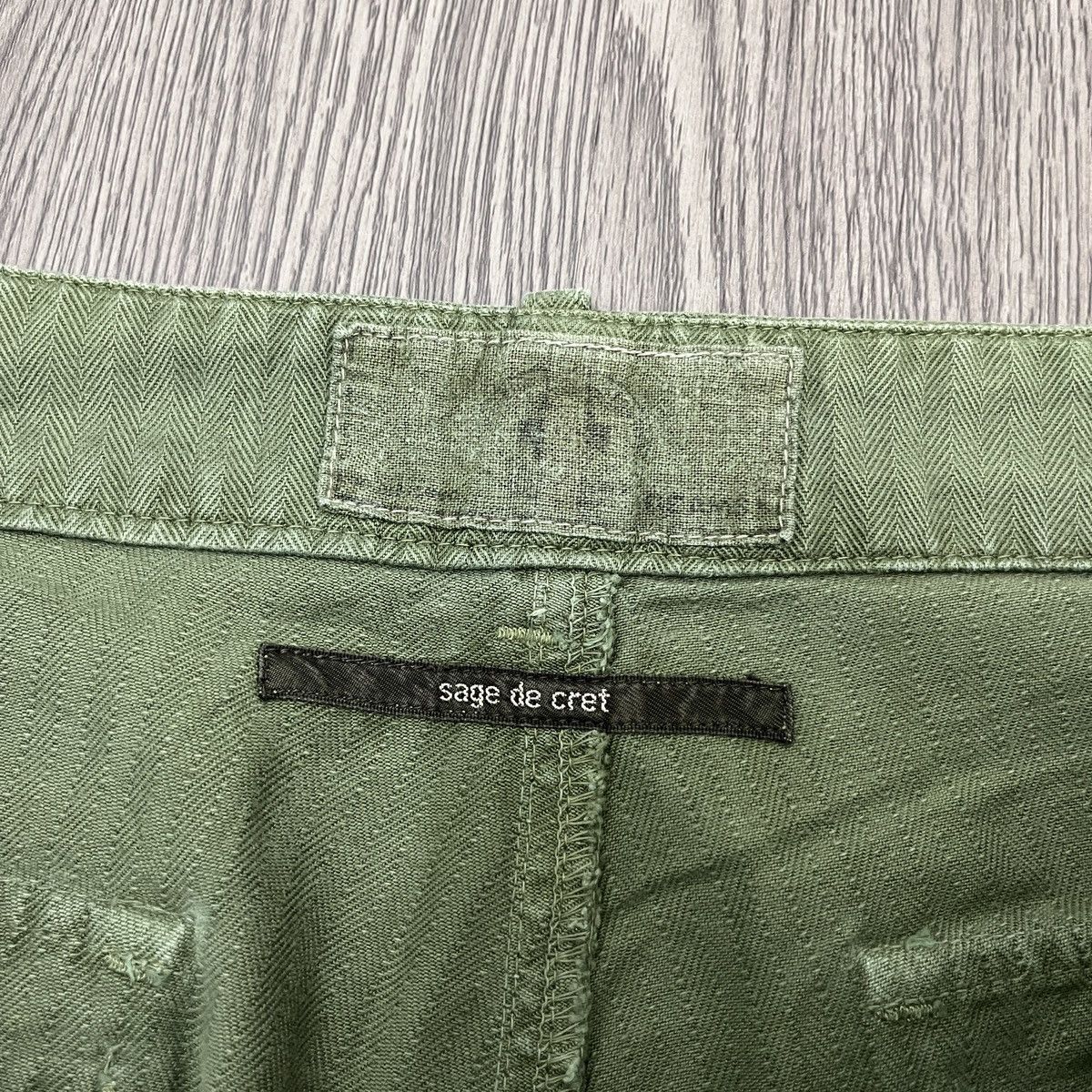 Sage De Cret Westren Army Big Pocket Cargo Sage De Cret Vintage ifsix Size US 28 / EU 44 - 14 Thumbnail
