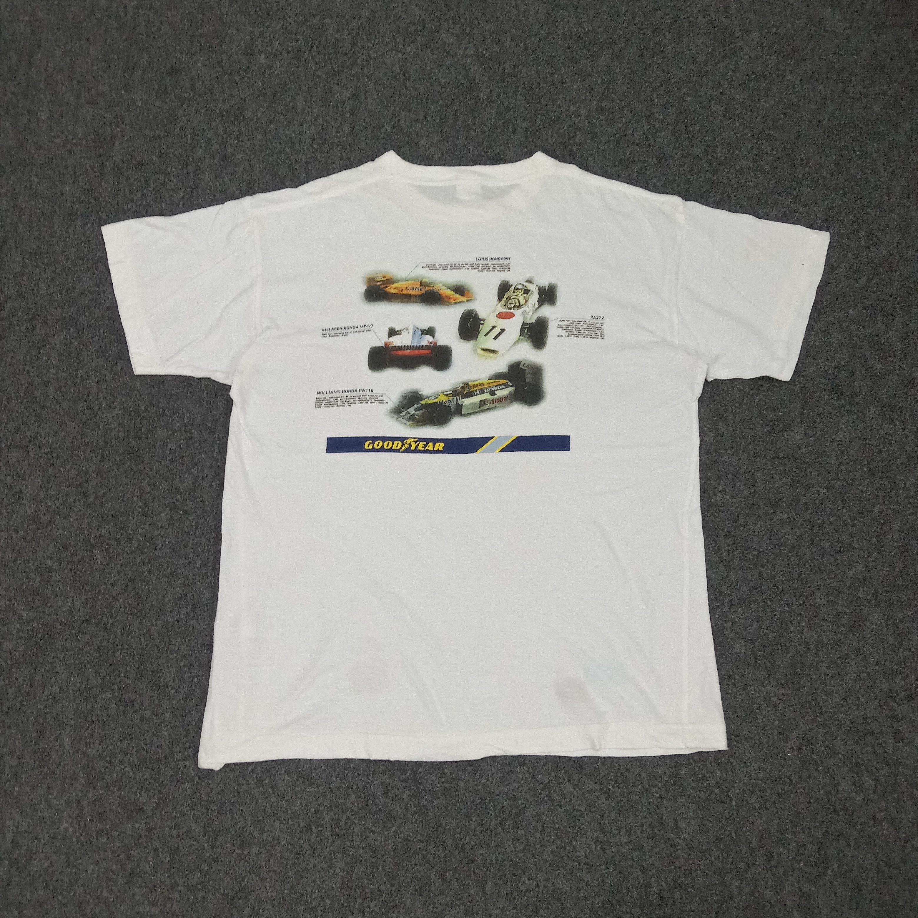 Goodyear Motorsports Racing Tyre F1 Tshirt