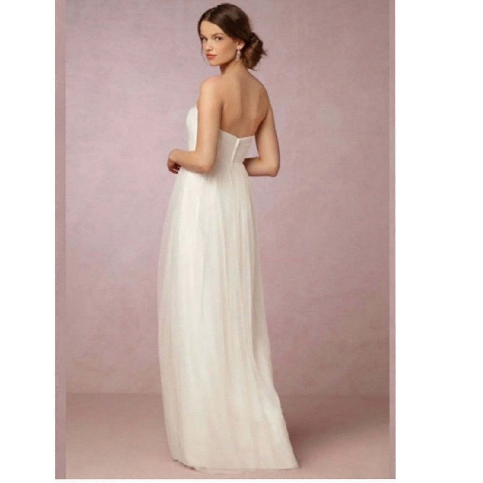 Anthropologie New BHLDN x Jenny Yoo Annabelle Convertible Dress $260 Sz 6 Size M / US 6-8 / IT 42-44 - 2 Thumbnail