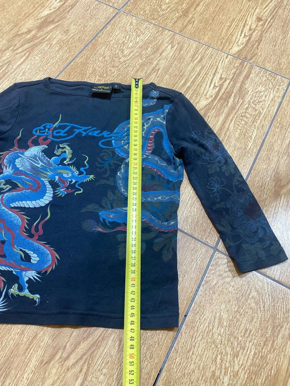 Ed Hardy Ed Hardy UO Exclusive Blue Dragon print long sleeve Size US S / EU 44-46 / 1 - 12 Thumbnail