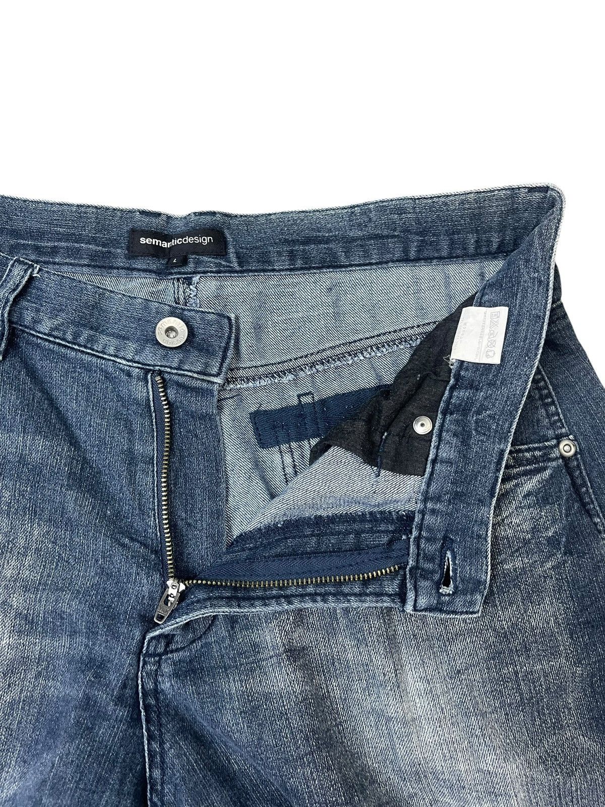 semanticdesign Vintage Semanticdesign Stratchable Jeans Streetwear Size US 34 / EU 50 - 4 Thumbnail